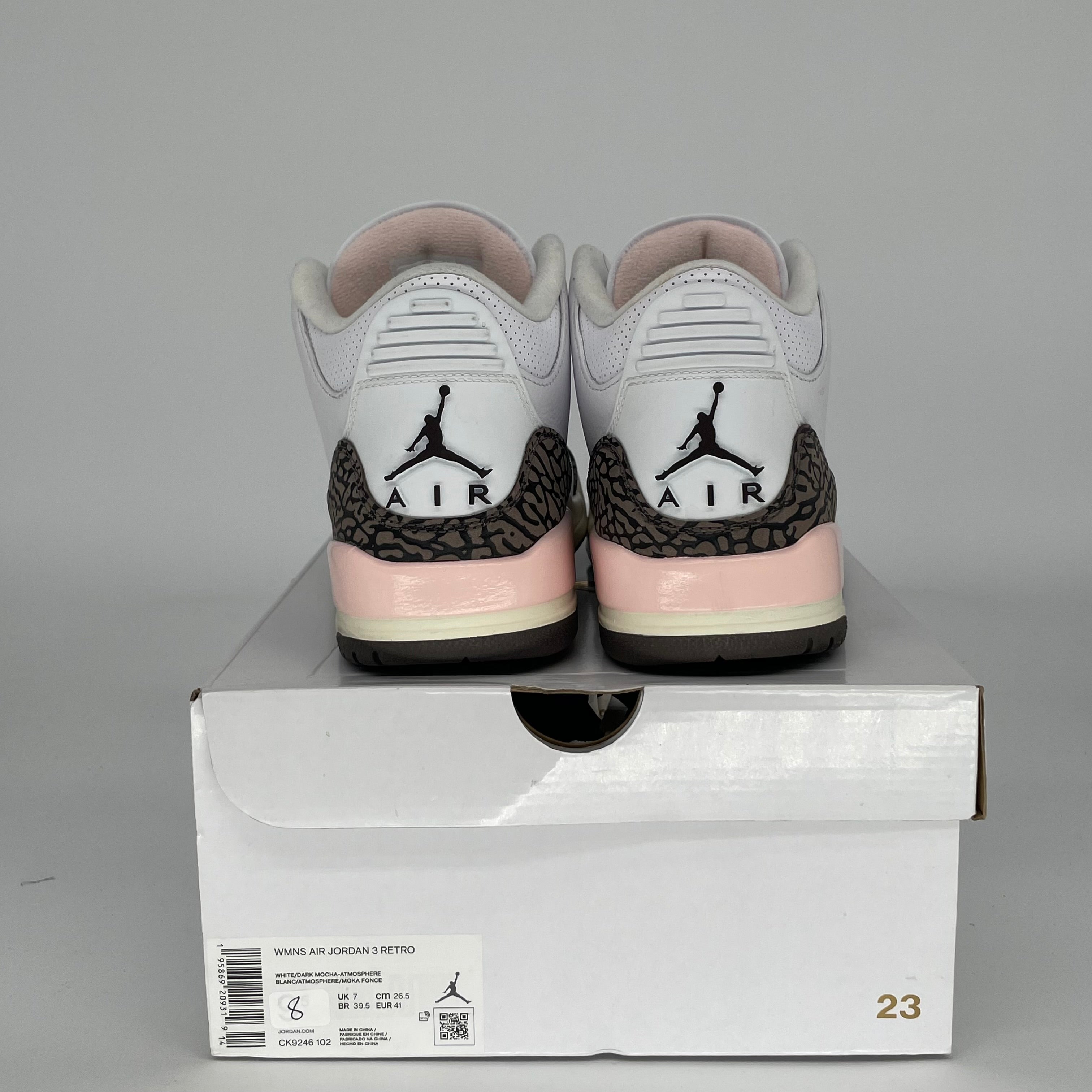 AIR JORDAN 3 NEAPOLITAN W SIZE 8/9.5W CK9246-102