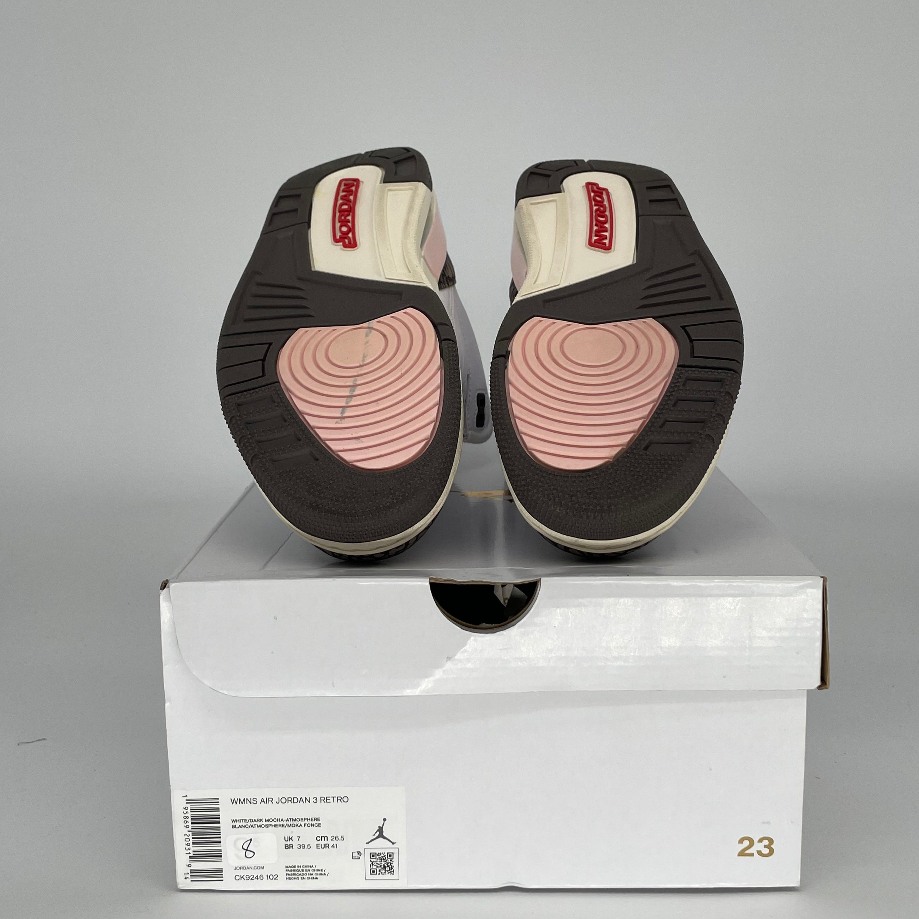 AIR JORDAN 3 NEAPOLITAN W SIZE 8/9.5W CK9246-102