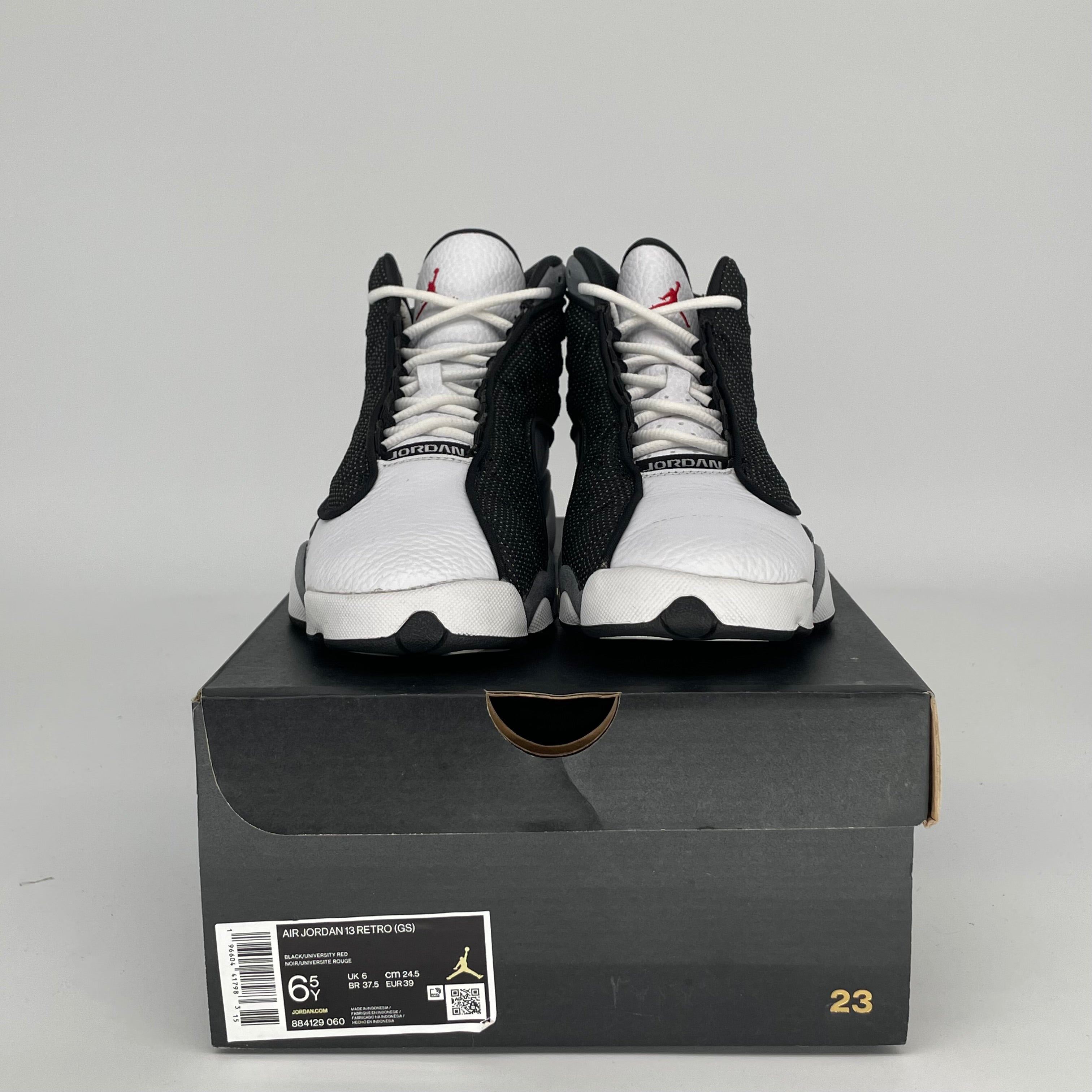 AIR JORDAN 13 BLACK FLINT SIZE 6.5Y 884129-060