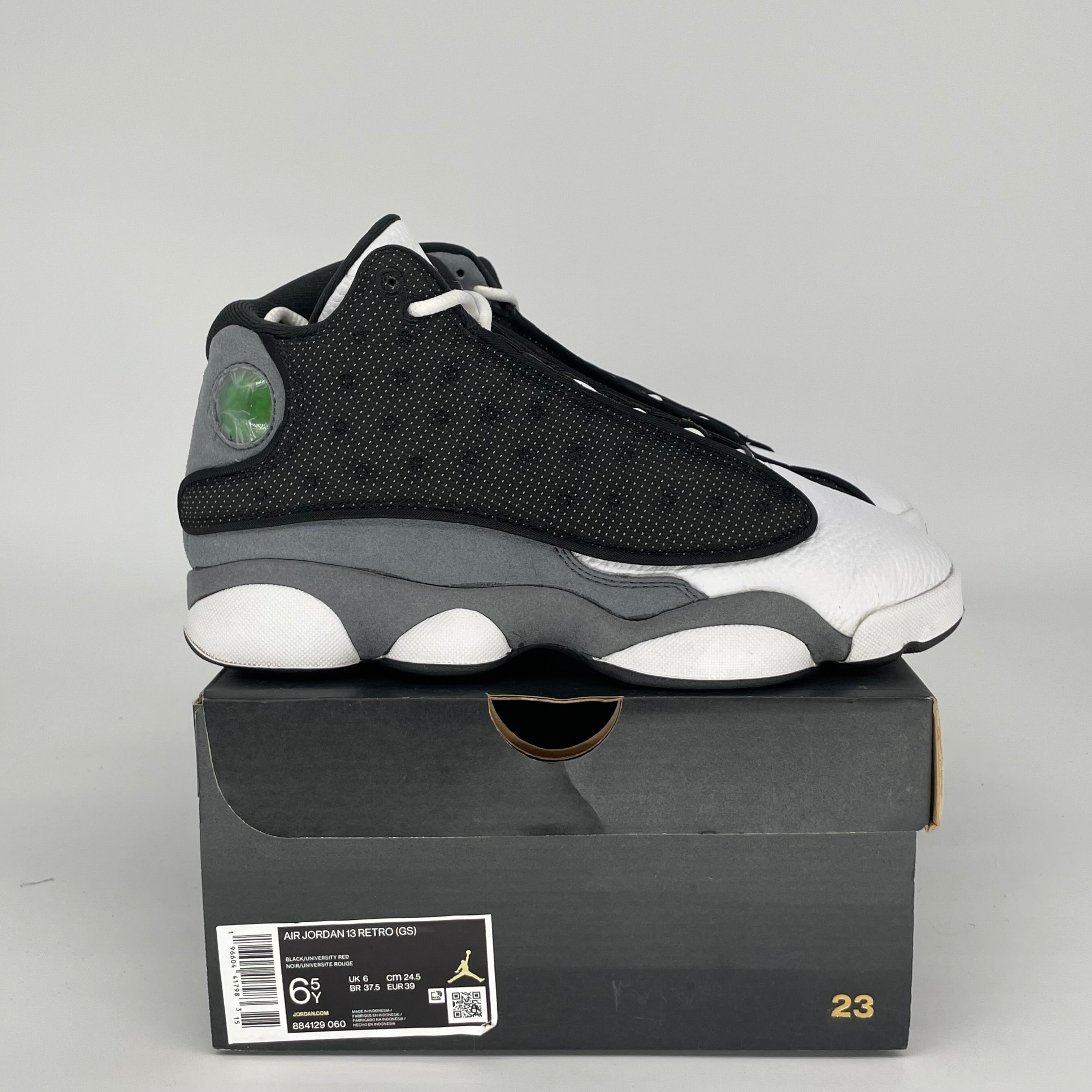 AIR JORDAN 13 BLACK FLINT SIZE 6.5Y 884129-060