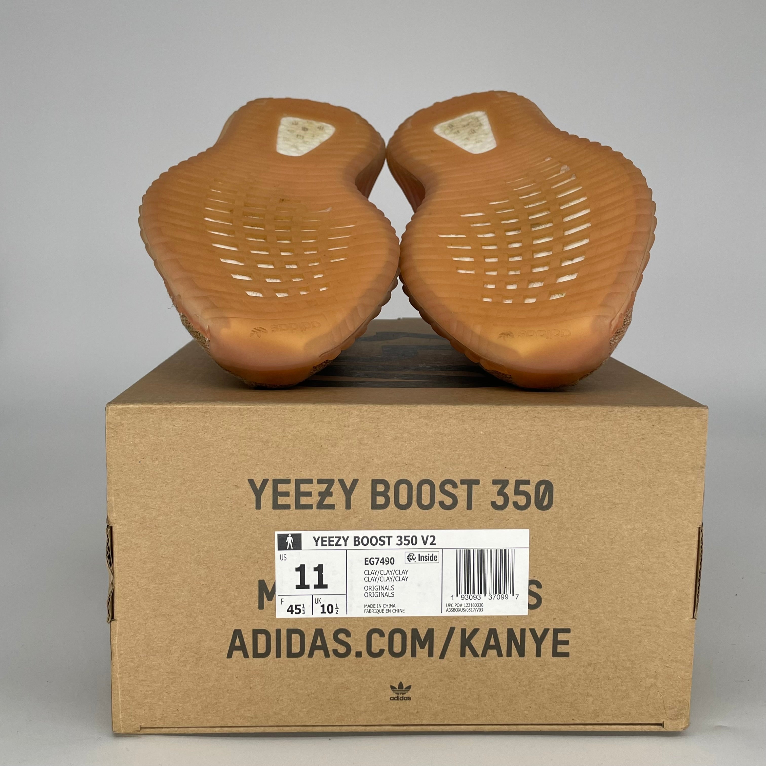 ADIDAS YEEZY 350 V2 CLAY SIZE 11 EG7490