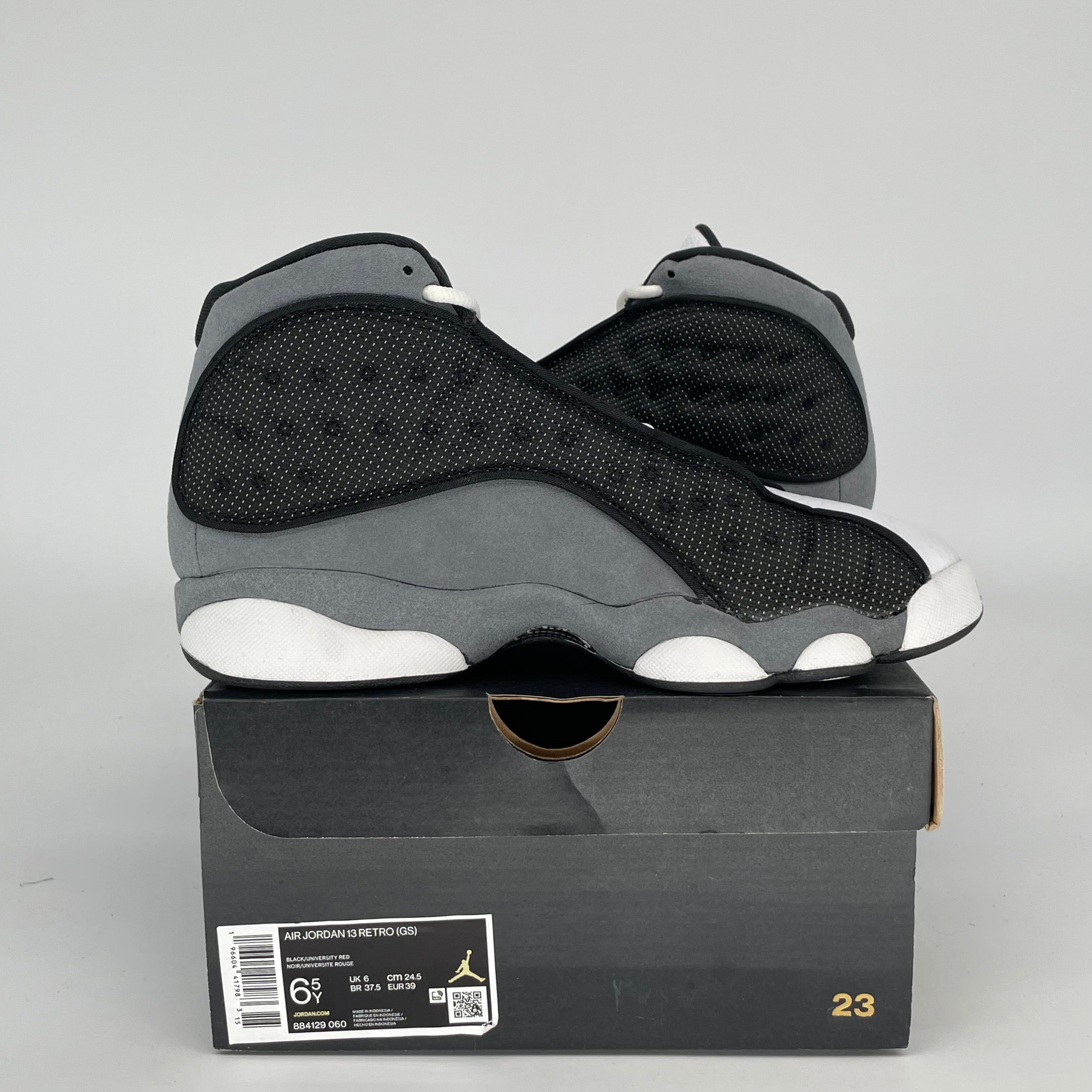 AIR JORDAN 13 BLACK FLINT SIZE 6.5Y 884129-060