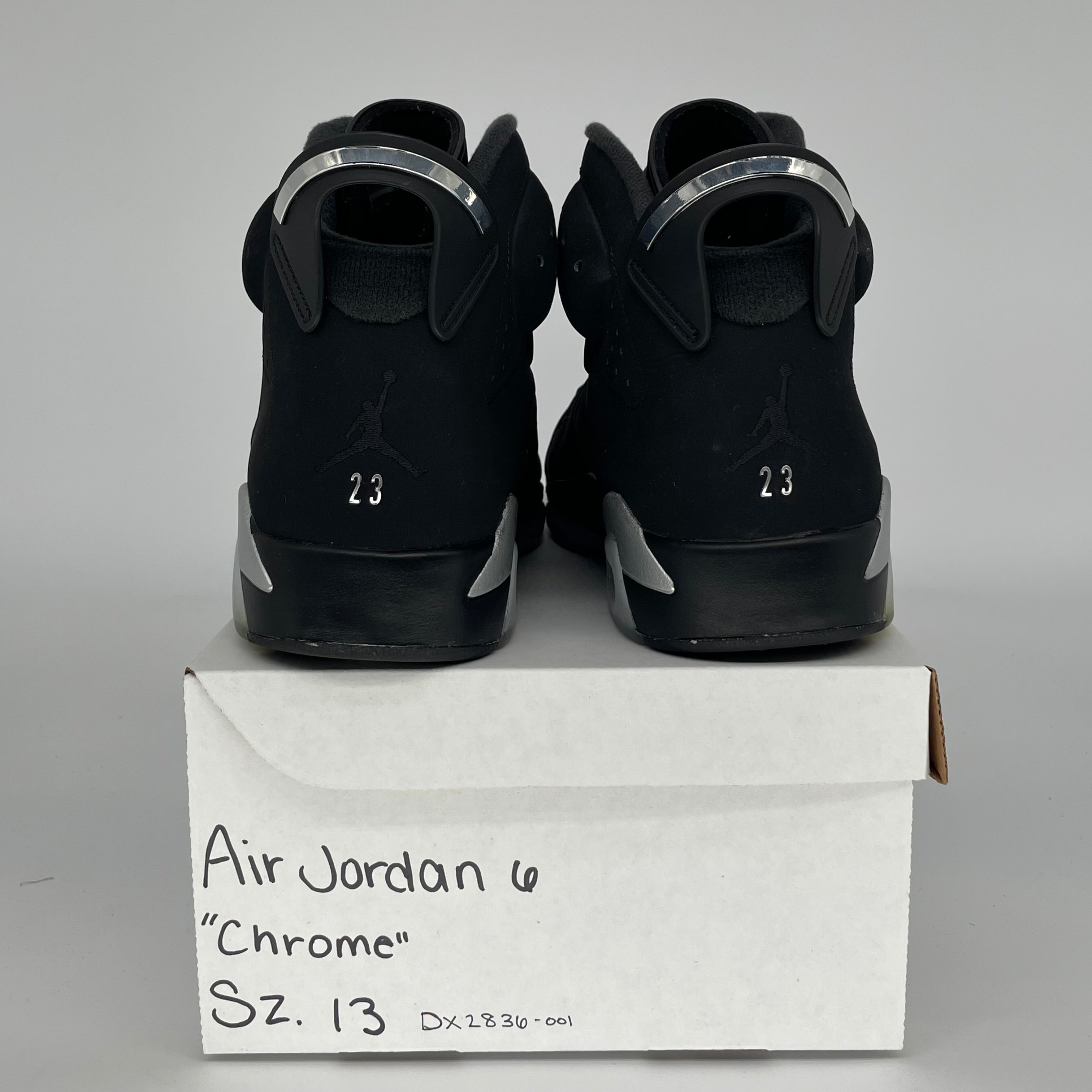 AIR JORDAN 6 CHROME METALLIC SILVER SIZE 13 DX2836-001