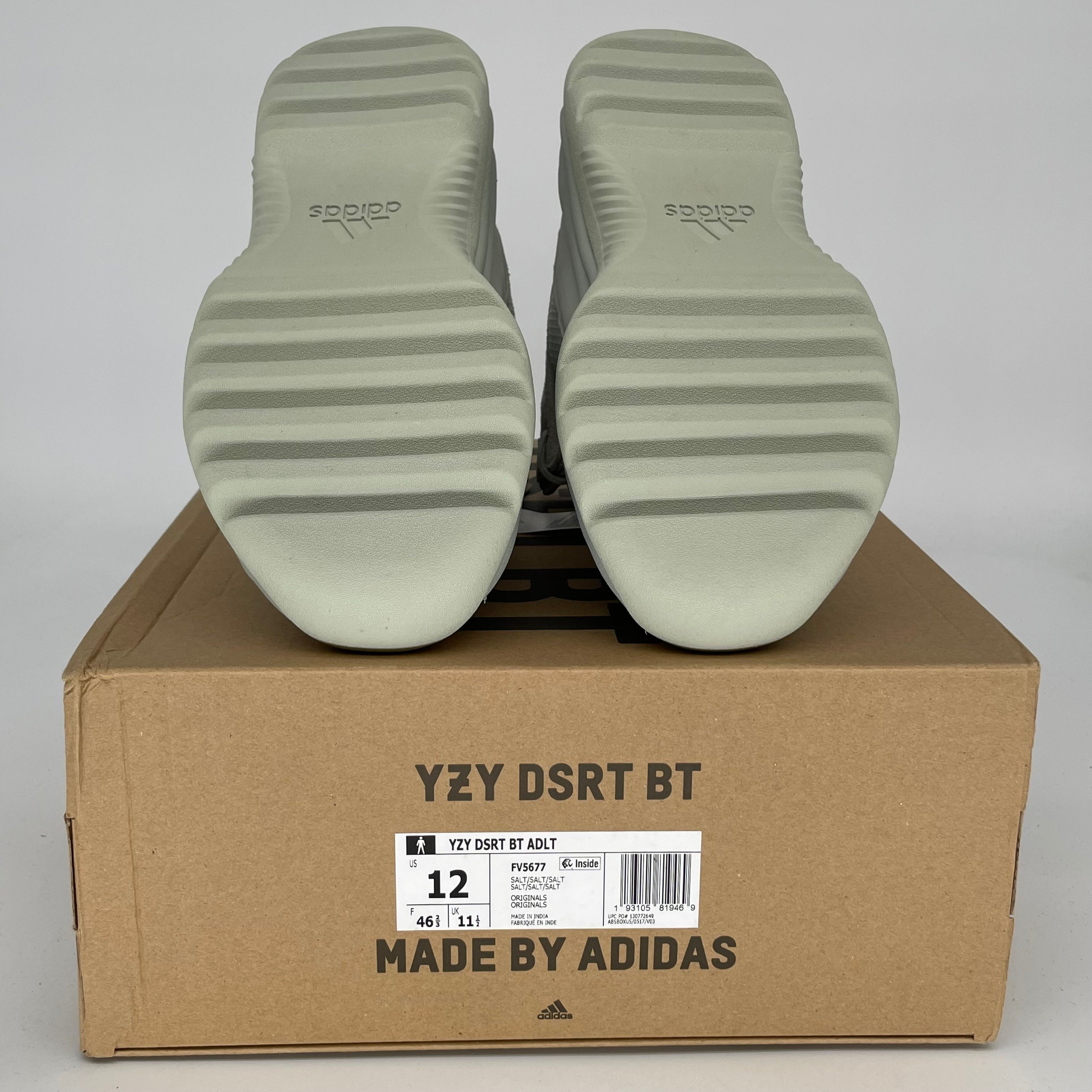 ADIDAS YEEZY DSRT BOOT SALT SIZE 12 FV5677