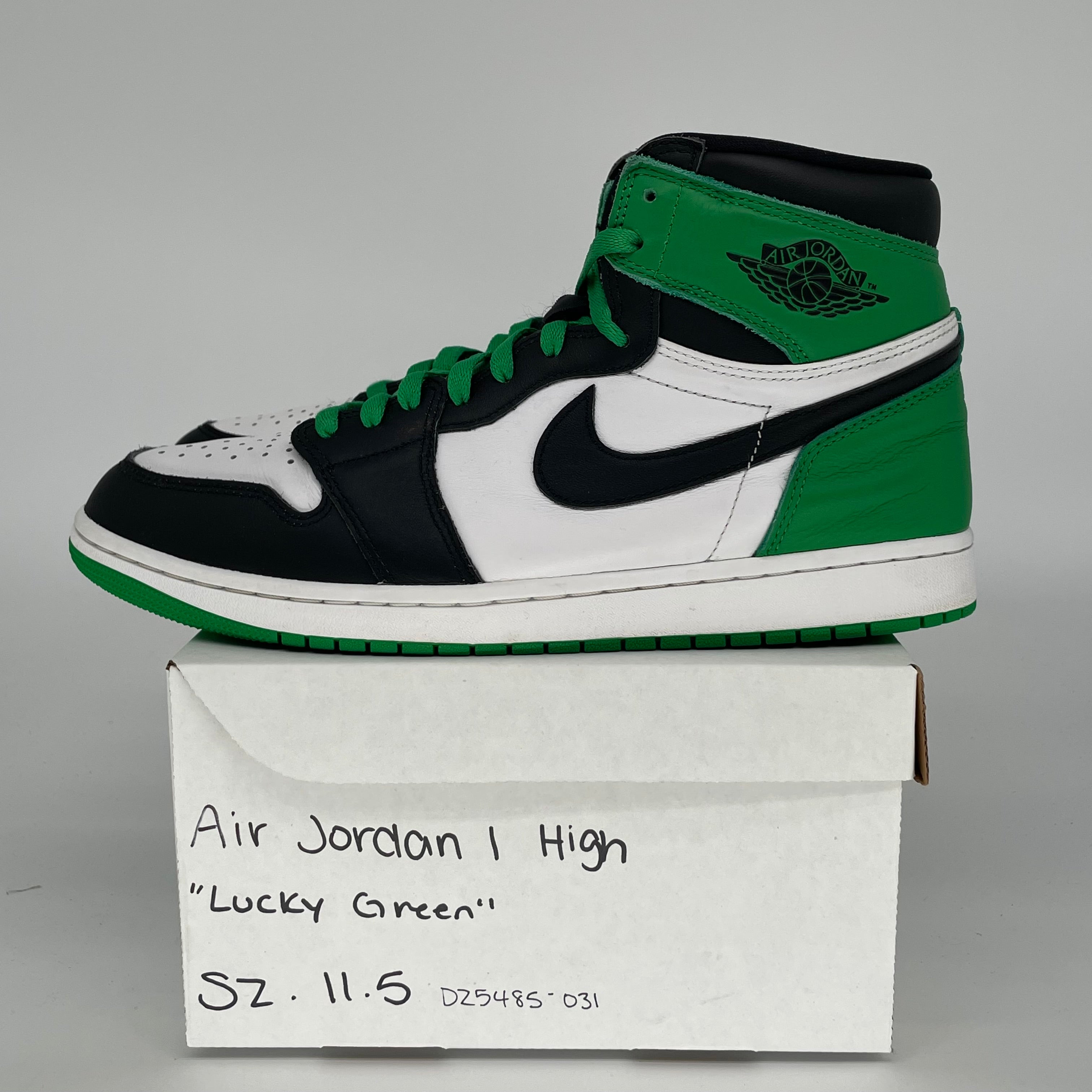 AIR JORDAN 1 LUCKY GREEN SIZE 11.5 DZ5485-031