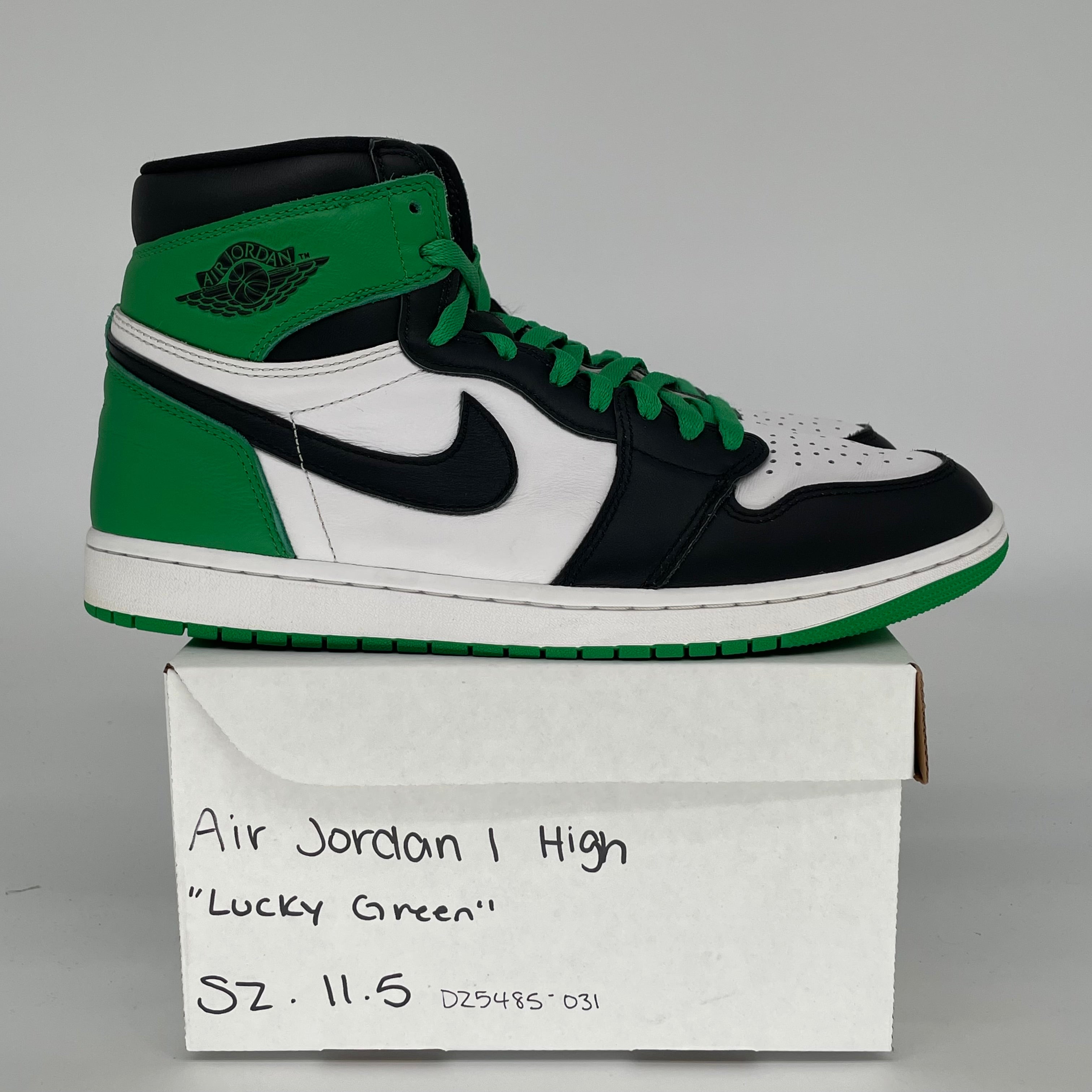 AIR JORDAN 1 LUCKY GREEN SIZE 11.5 DZ5485-031