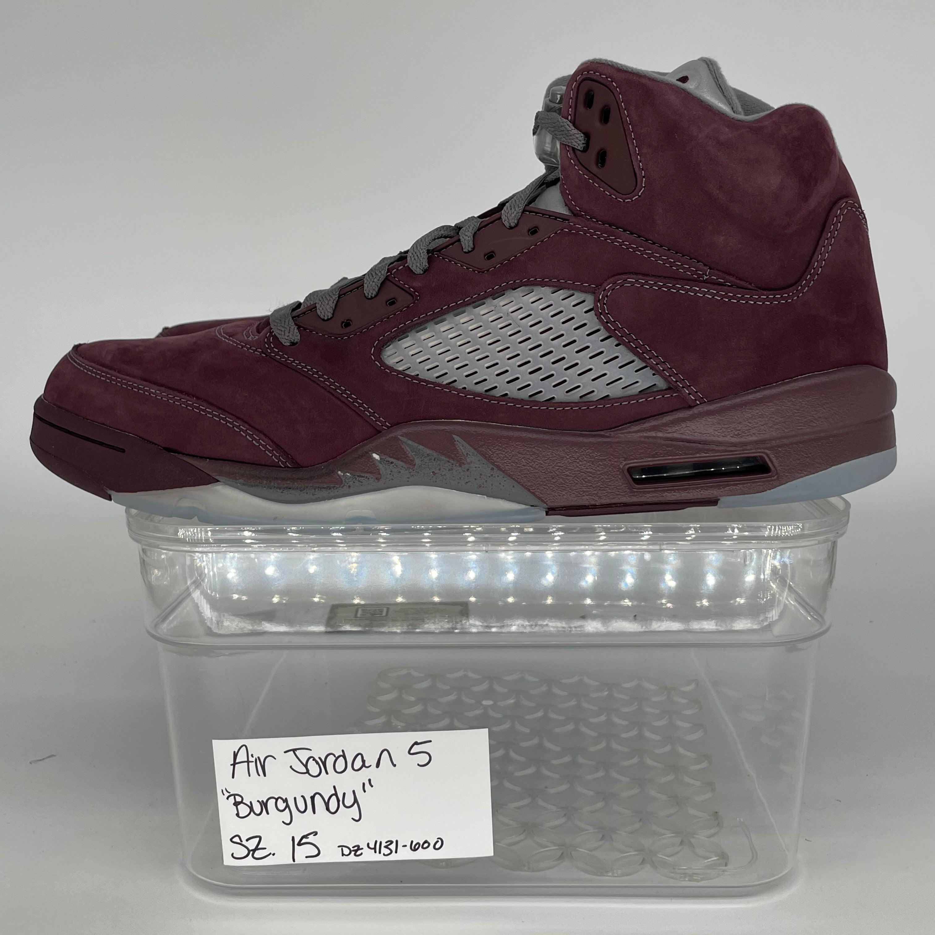 AIR JORDAN 5 BURGUNDY SIZE 15 DZ4131-600