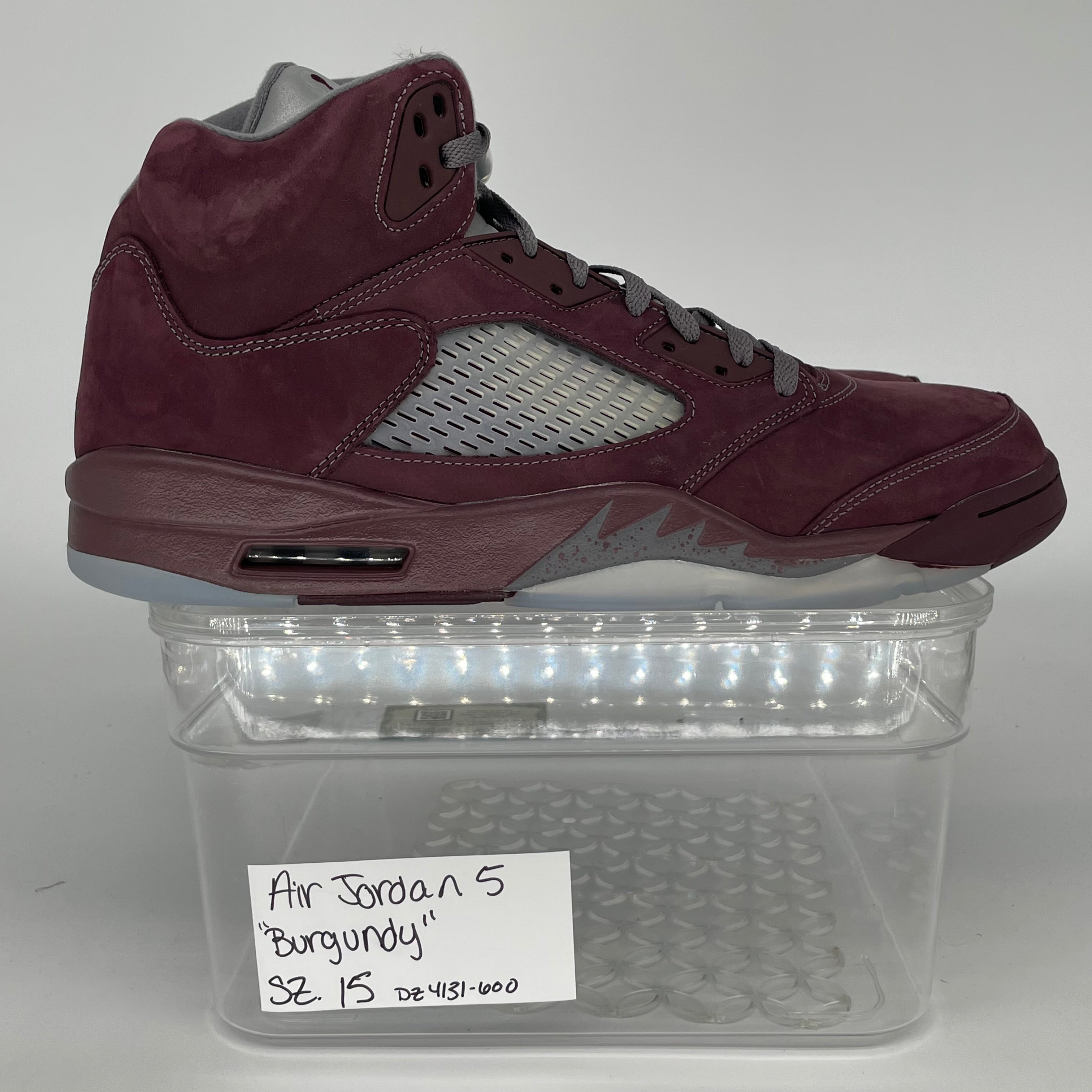 AIR JORDAN 5 BURGUNDY SIZE 15 DZ4131-600