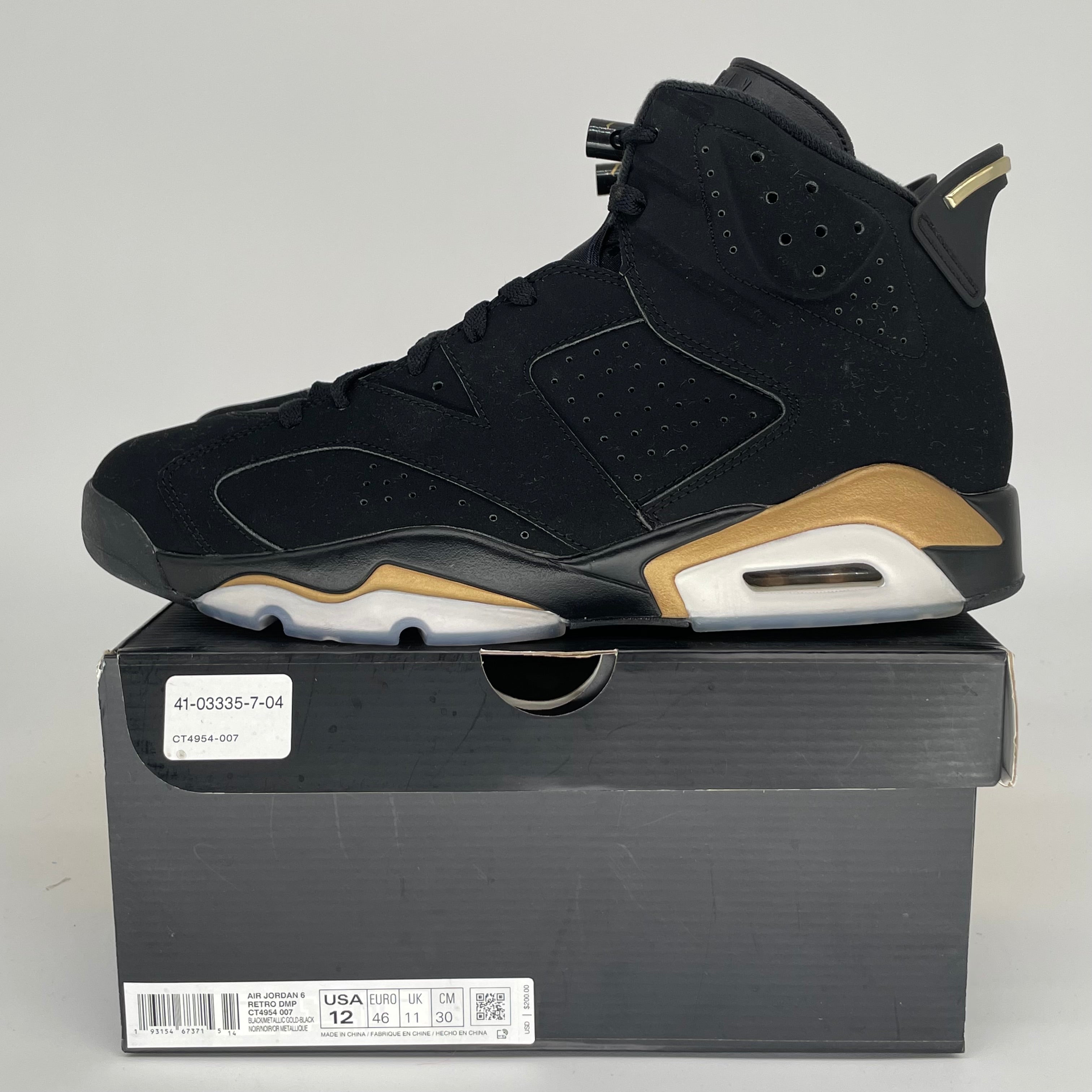 AIR JORDAN 6 DMP SIZE 12 CT4954-007