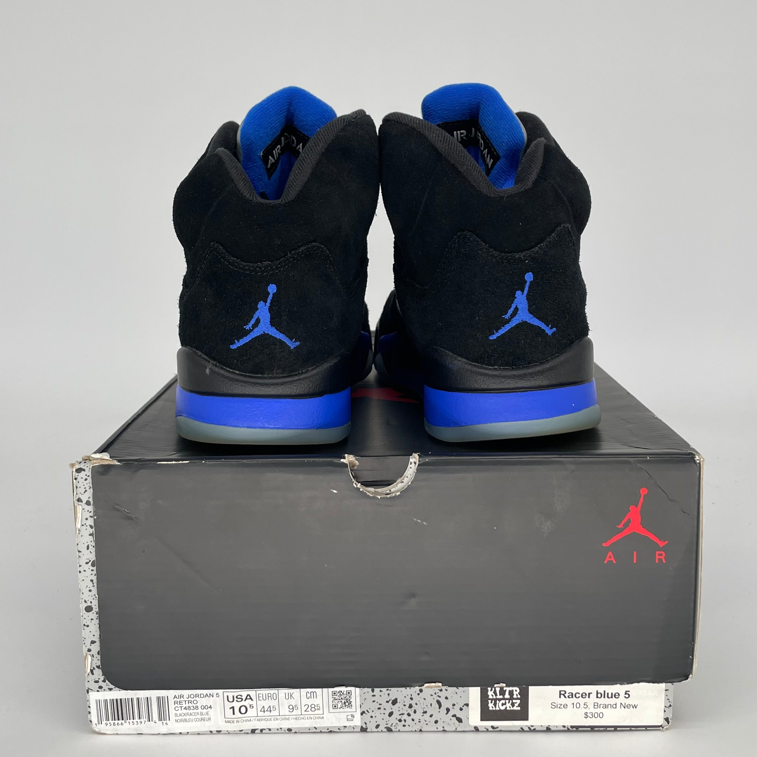 AIR JORDAN 5 RACER BLUE SIZE 10.5 CT4838-004