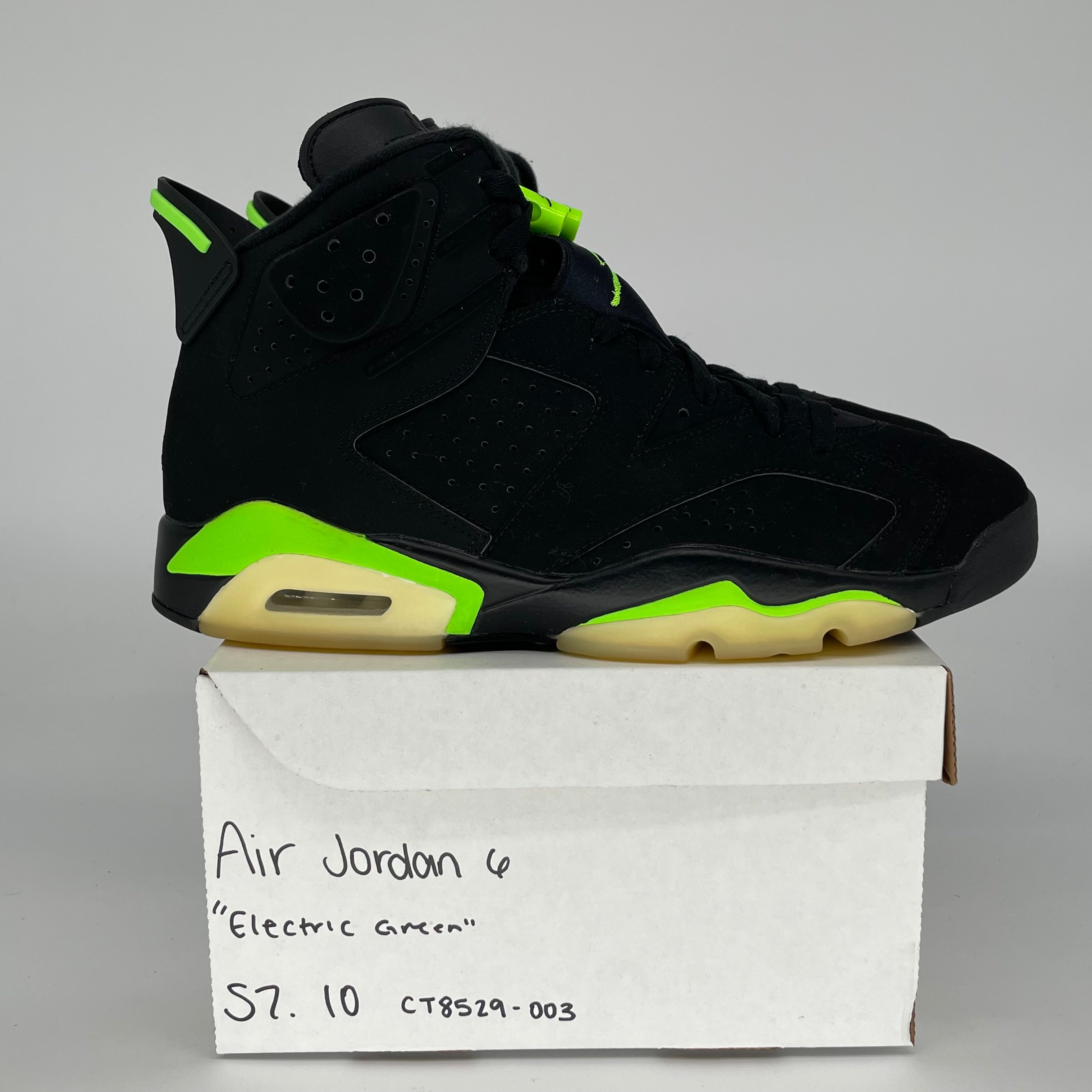 AIR JORDAN 6 ELECTRIC GREEN SIZE 10 CT8529-003