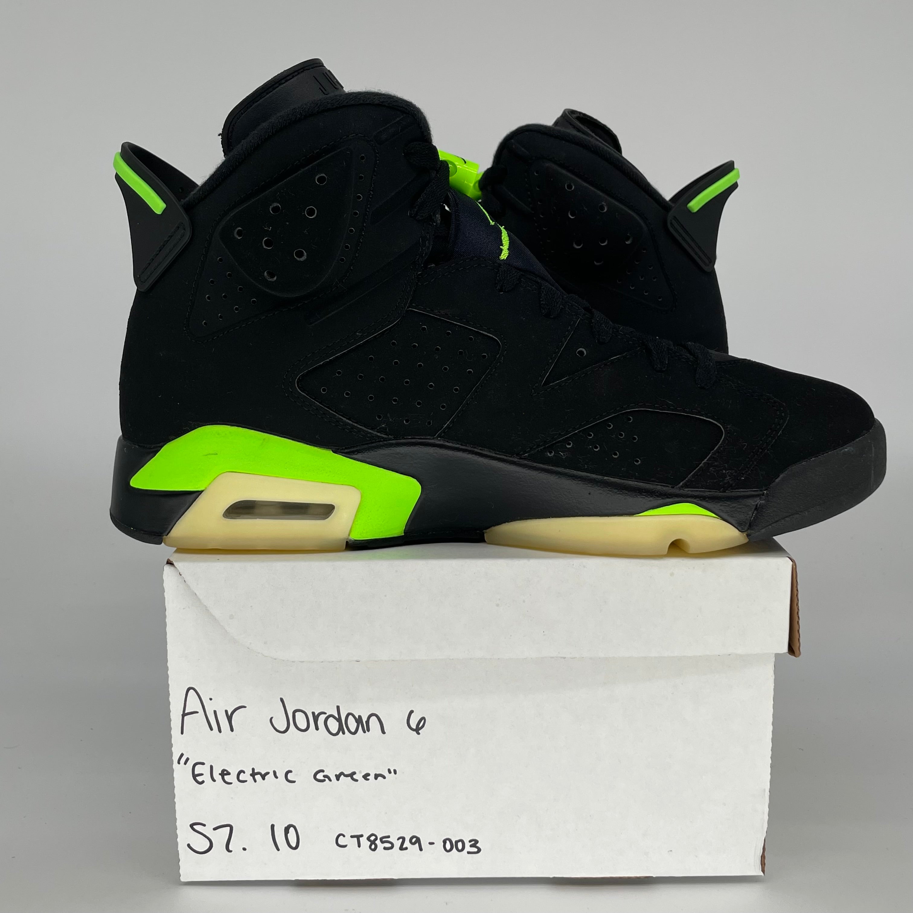 AIR JORDAN 6 ELECTRIC GREEN SIZE 10 CT8529-003