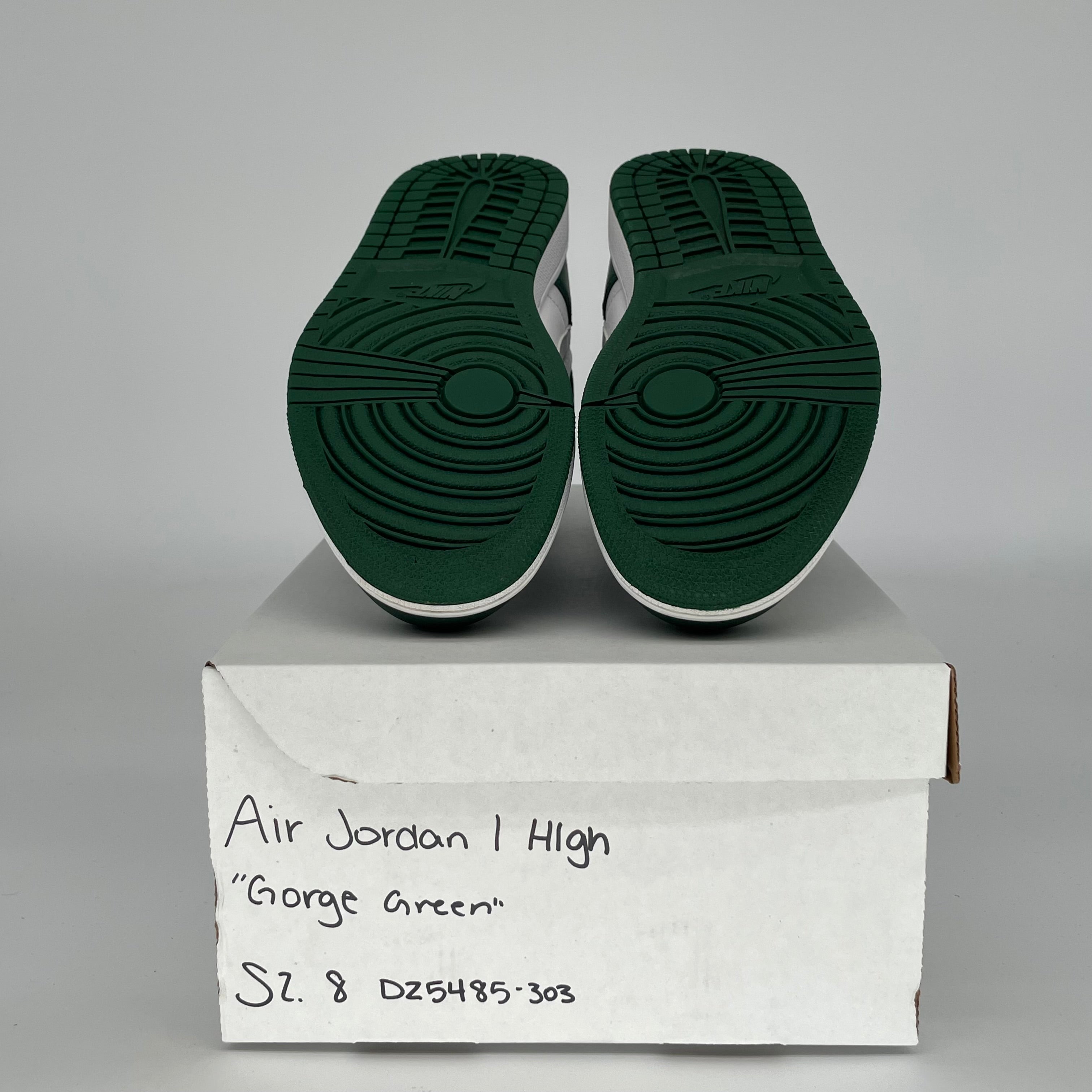 AIR JORDAN 1 GORGE GREEN SIZE 8 DZ5485-303