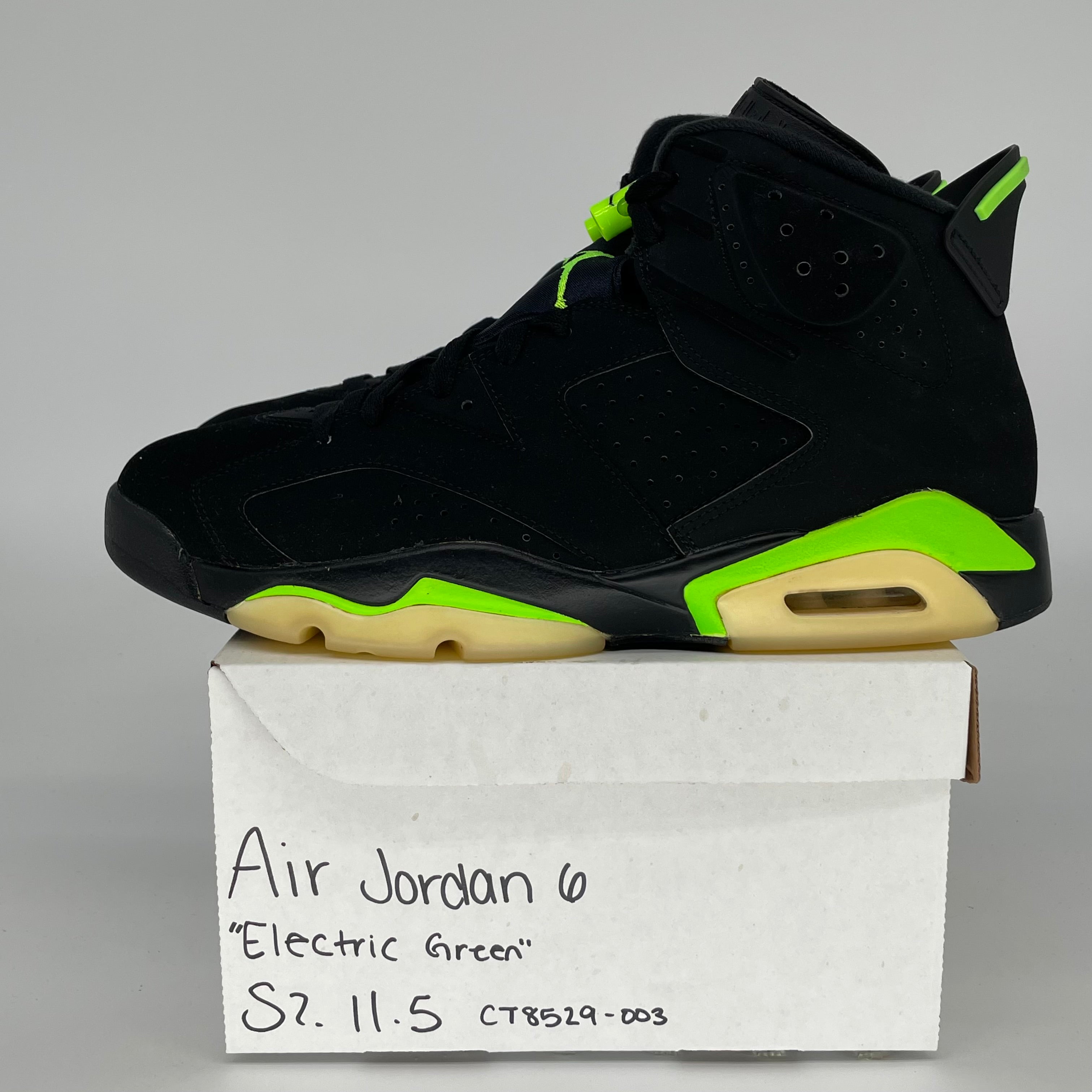 AIR JORDAN 6 ELECTRIC GREEN SIZE 11.5 CT8529-003