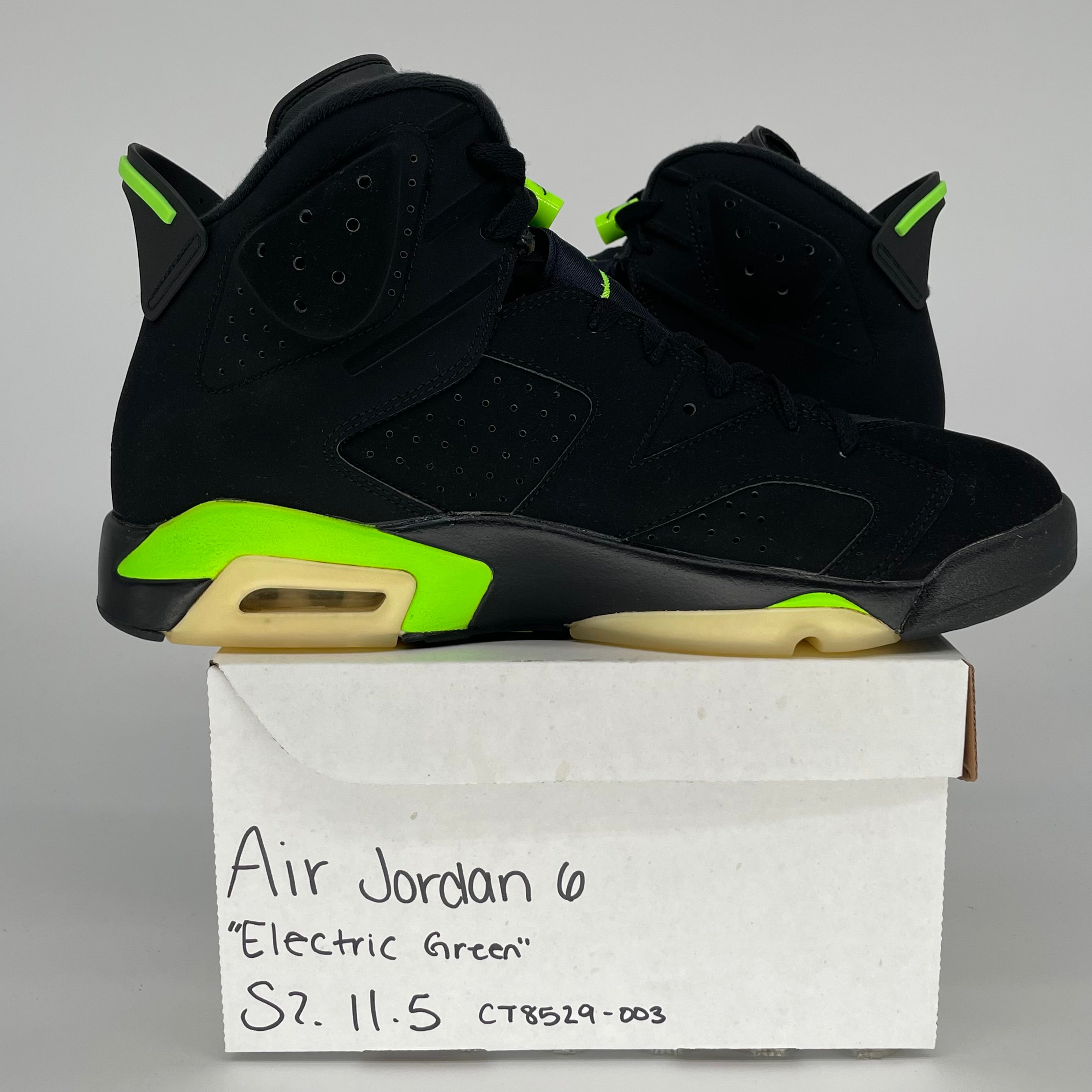 AIR JORDAN 6 ELECTRIC GREEN SIZE 11.5 CT8529-003