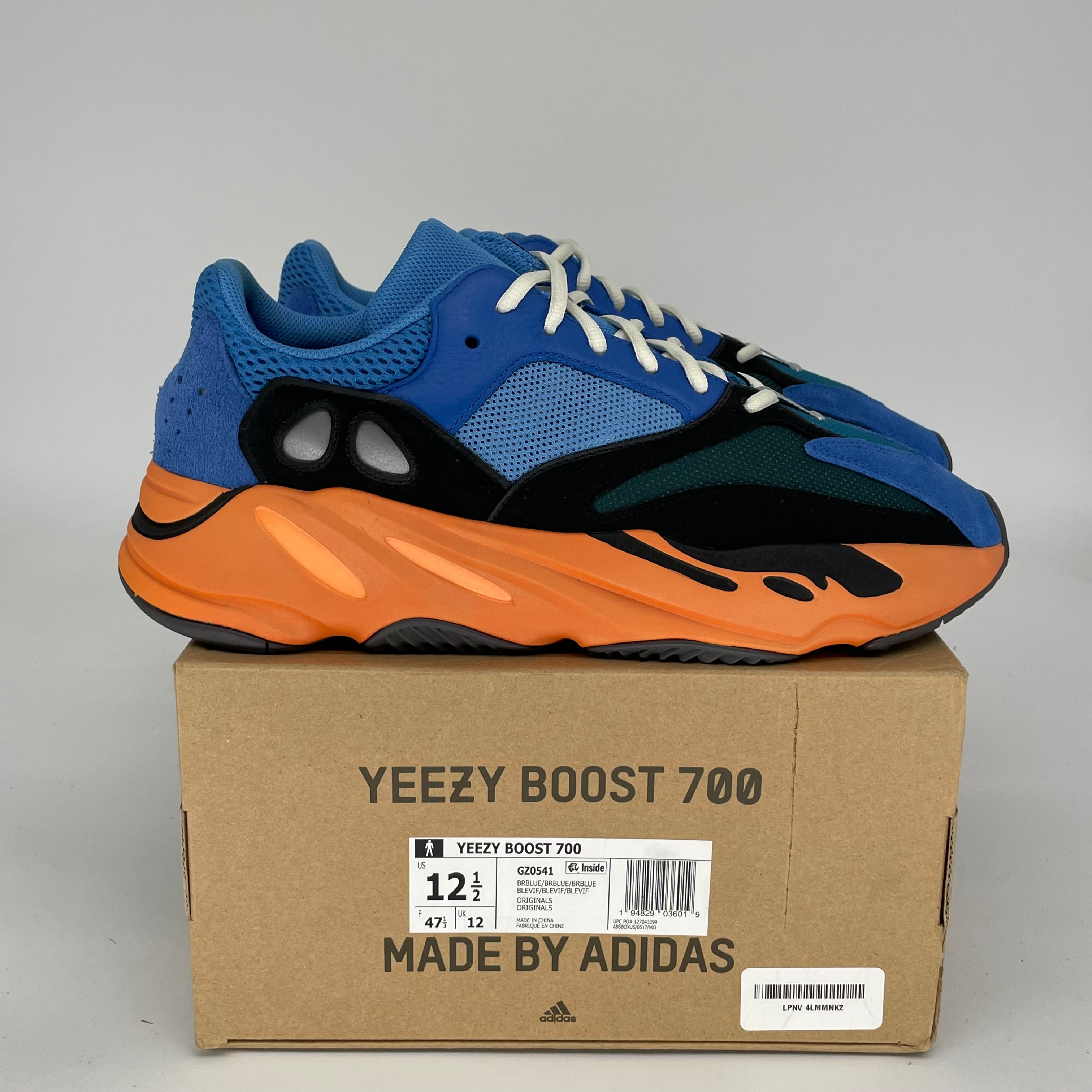 ADIDAS YEEZY 700 BRIGHT BLUE SIZE 12.5 GZ0541