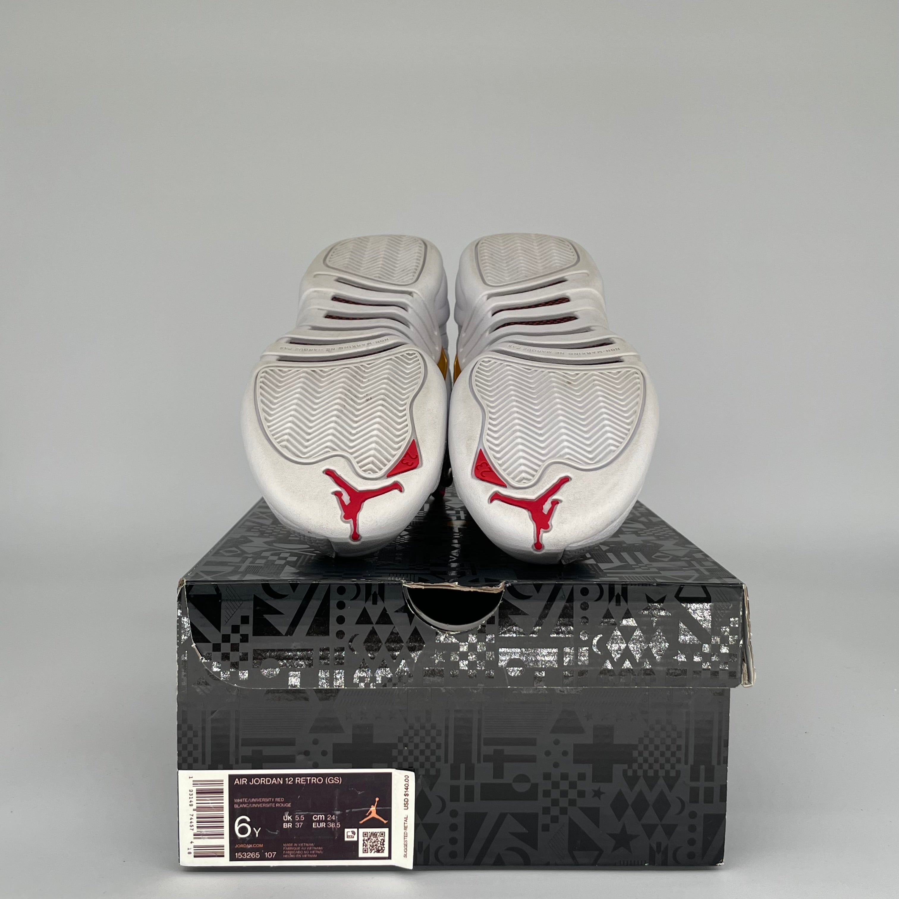 AIR JORDAN 12 FIBA SIZE 6Y 153265-107