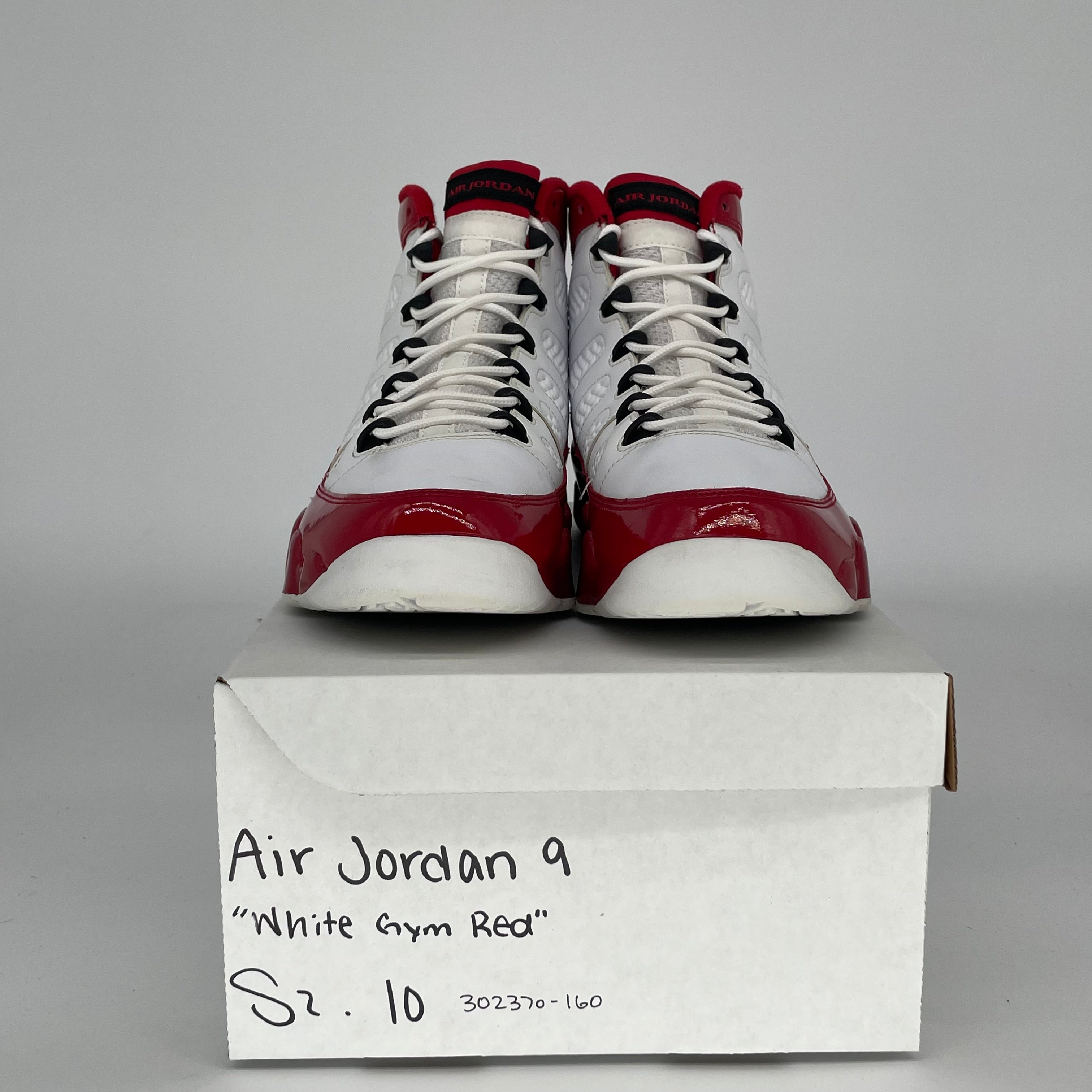 AIR JORDAN 9 GYM RED SIZE 10 302370-160