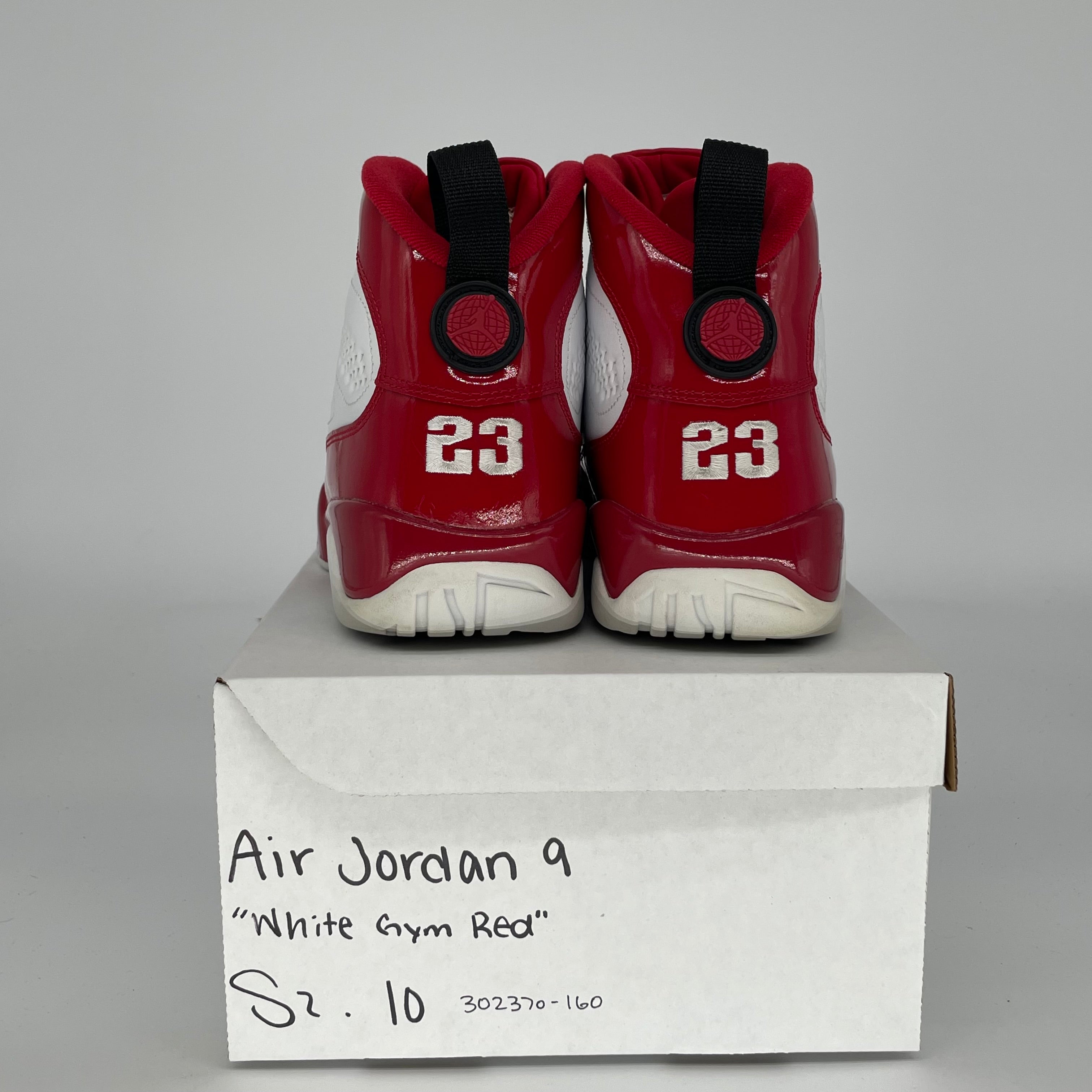 AIR JORDAN 9 GYM RED SIZE 10 302370-160