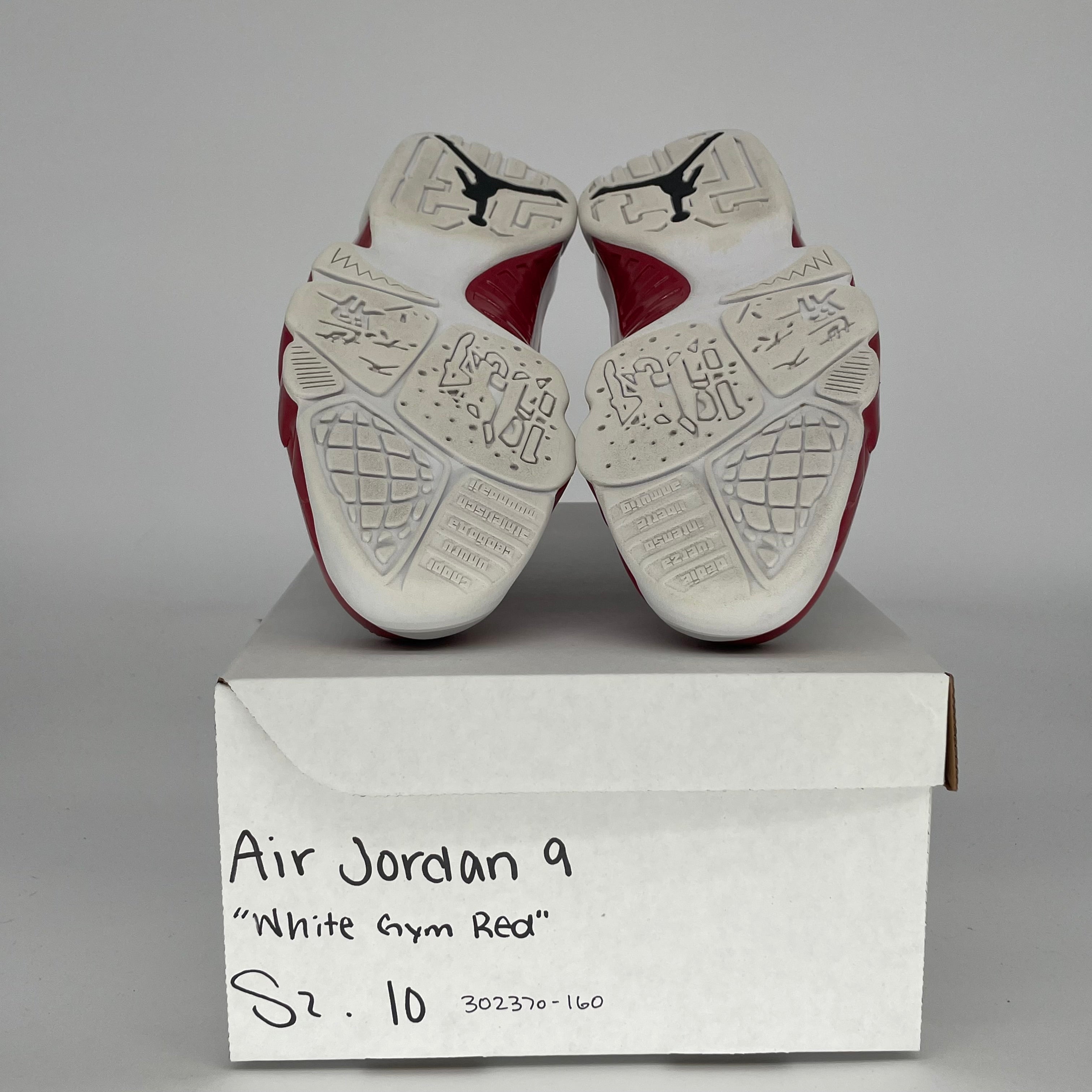 AIR JORDAN 9 GYM RED SIZE 10 302370-160