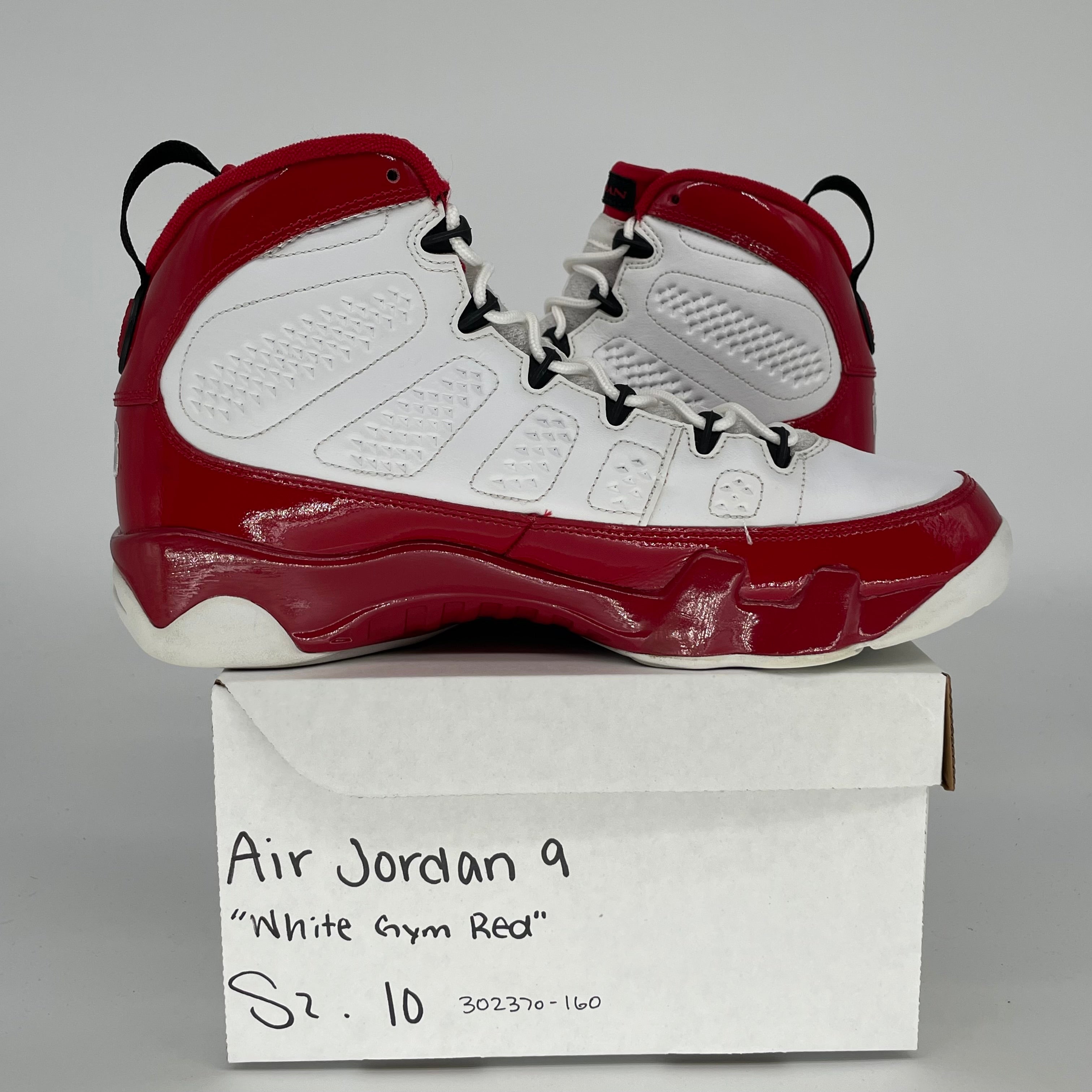 AIR JORDAN 9 GYM RED SIZE 10 302370-160