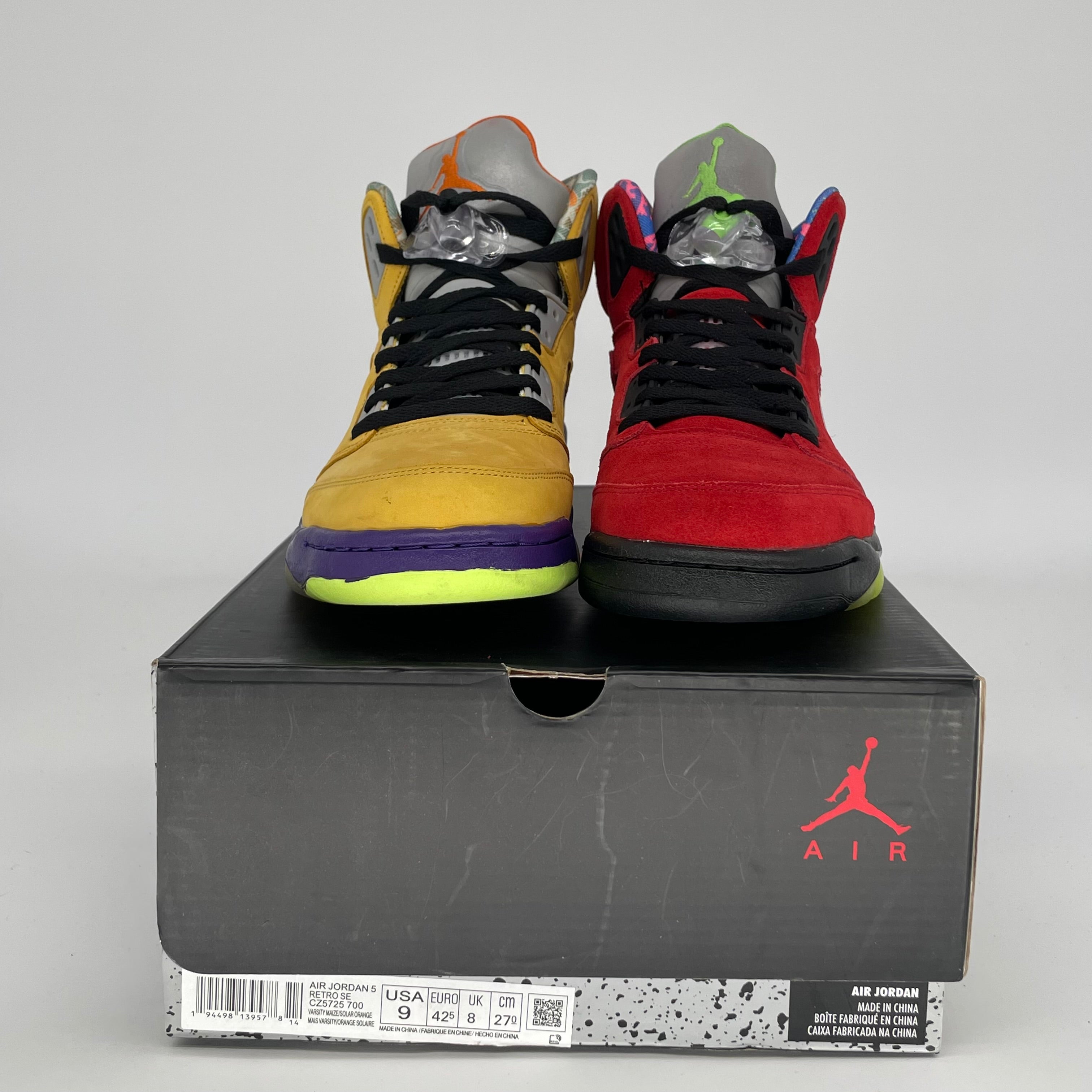 AIR JORDAN 5 WHAT THE SIZE 9 CZ5725-700