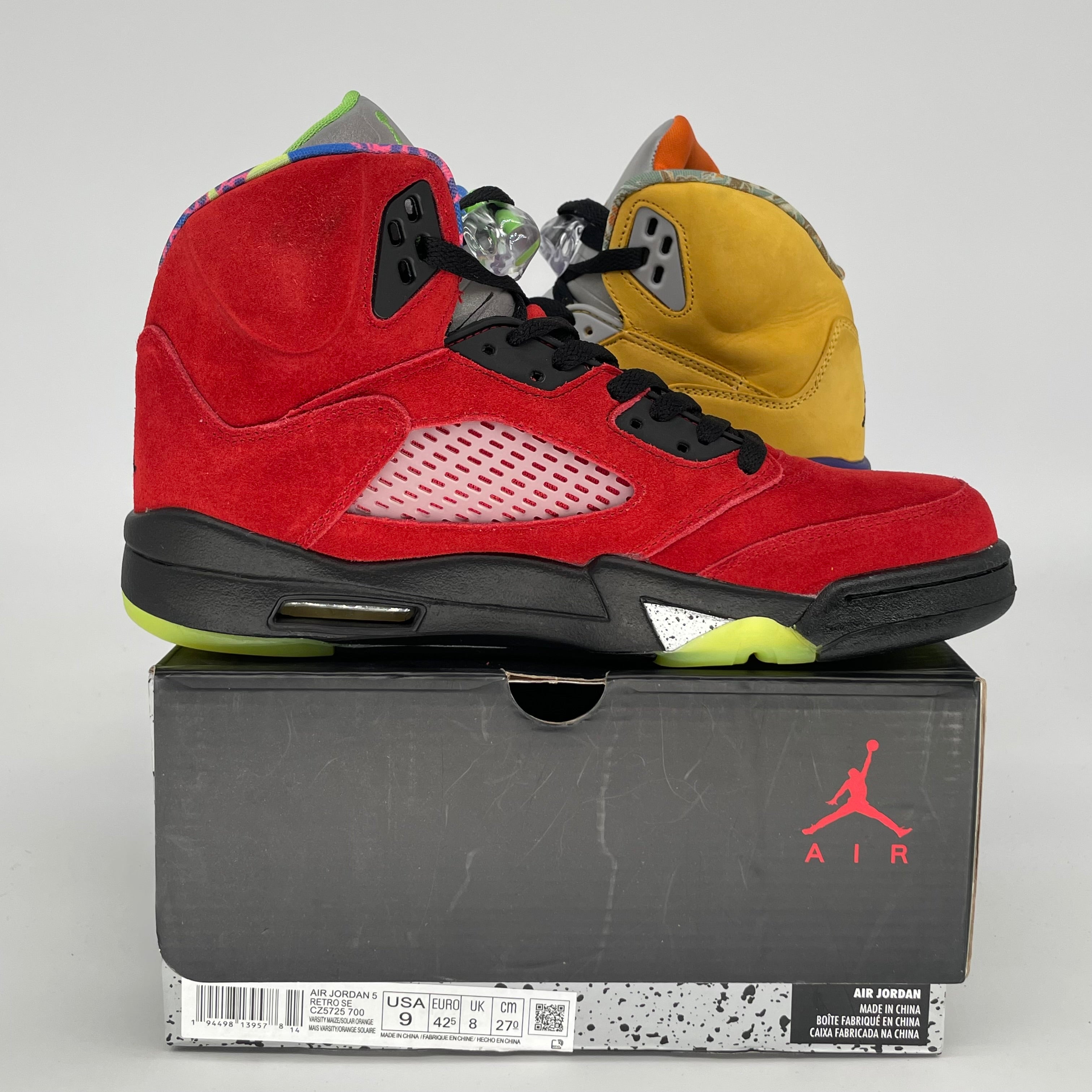 AIR JORDAN 5 WHAT THE SIZE 9 CZ5725-700