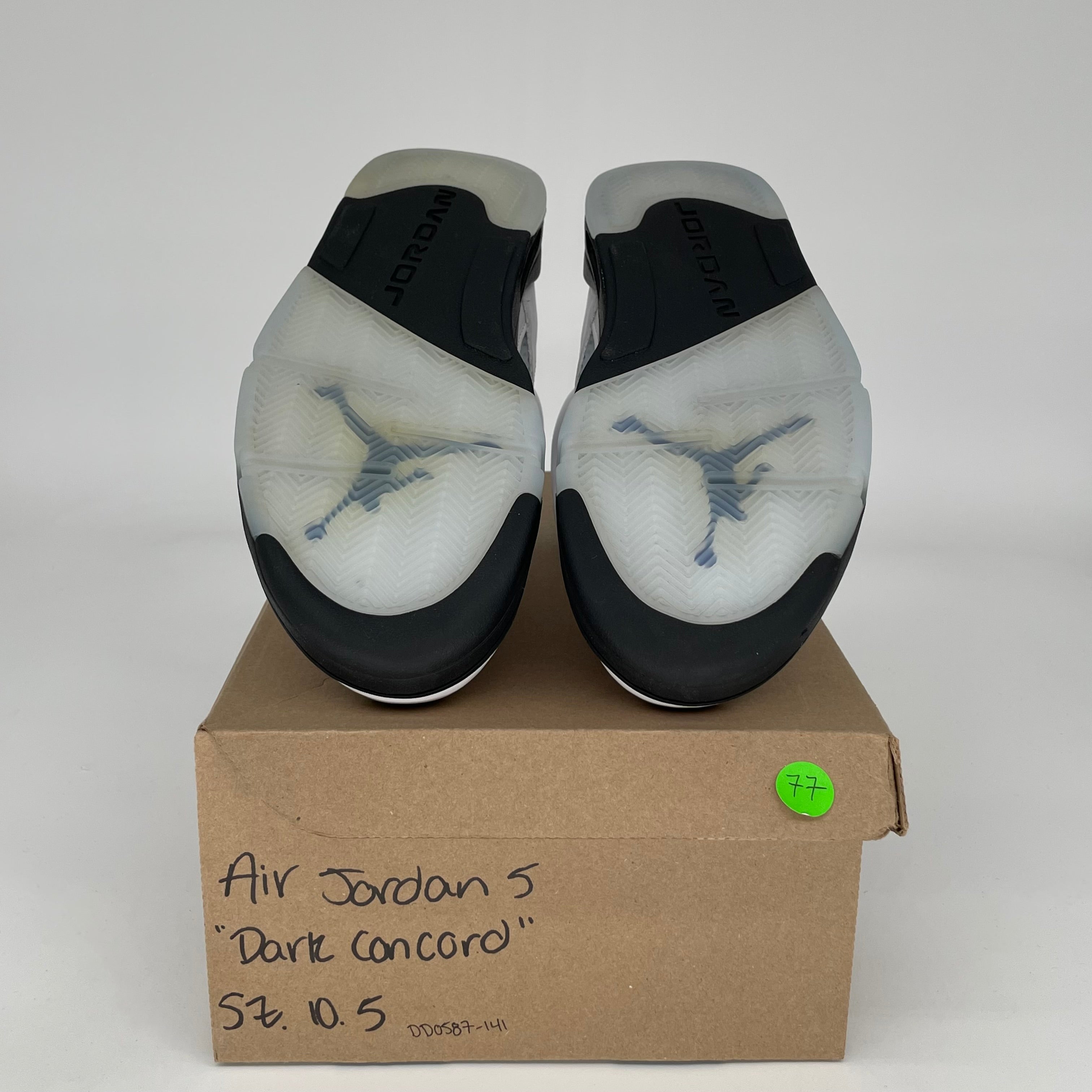 AIR JORDAN 5 DARK CONCORD SIZE 10.5 DD0587-141