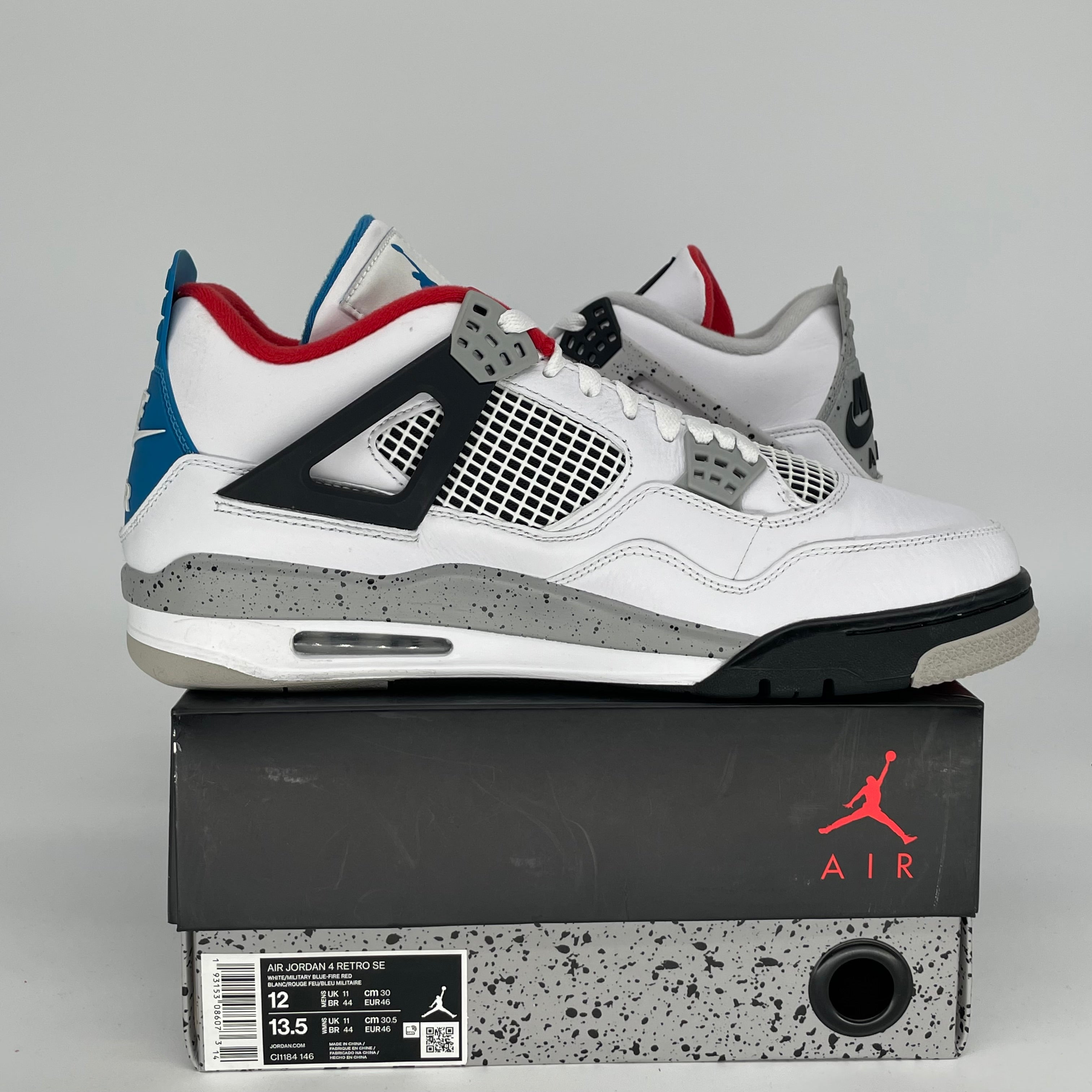 AIR JORDAN 4 WHAT THE SIZE 12 CI1184-146