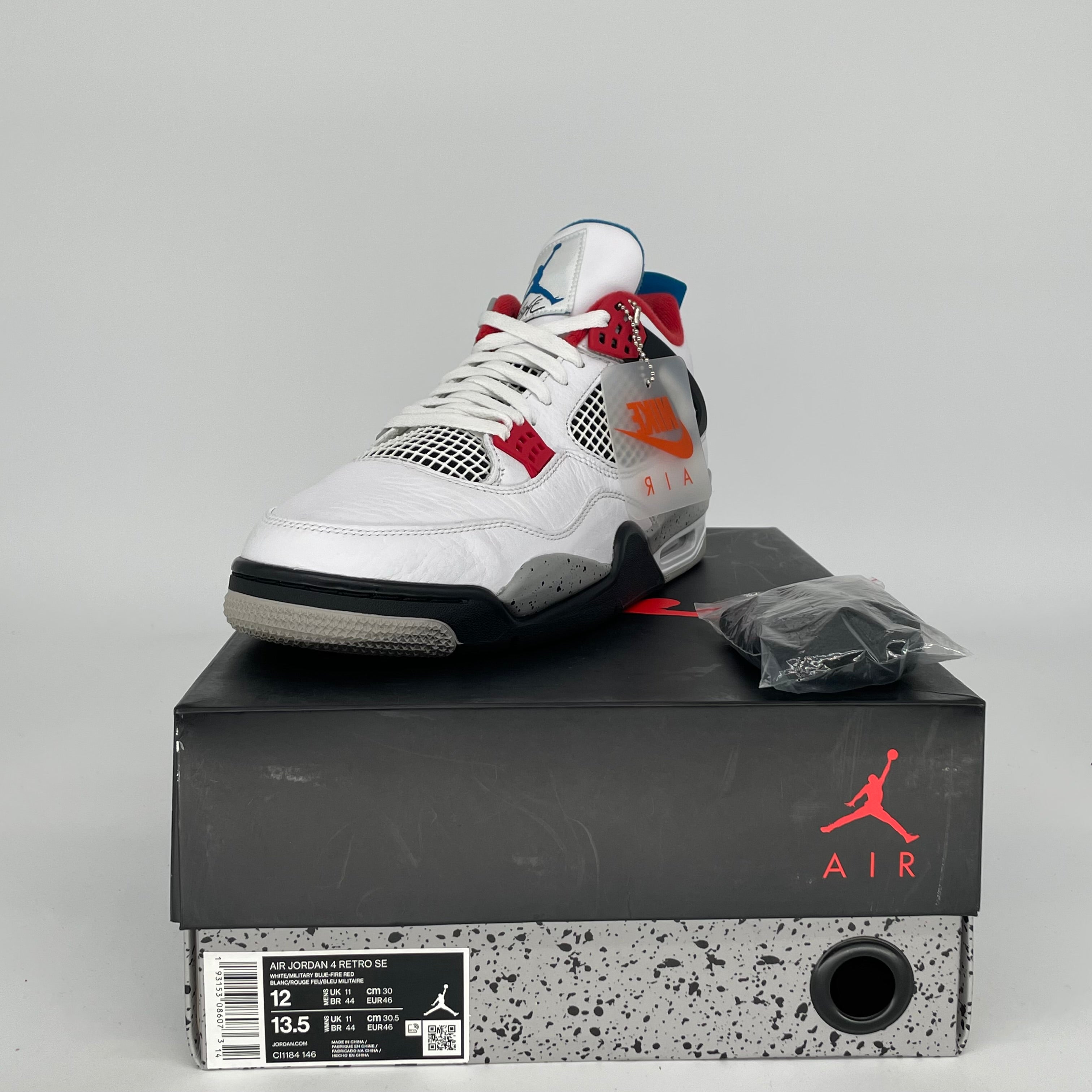 AIR JORDAN 4 WHAT THE SIZE 12 CI1184-146