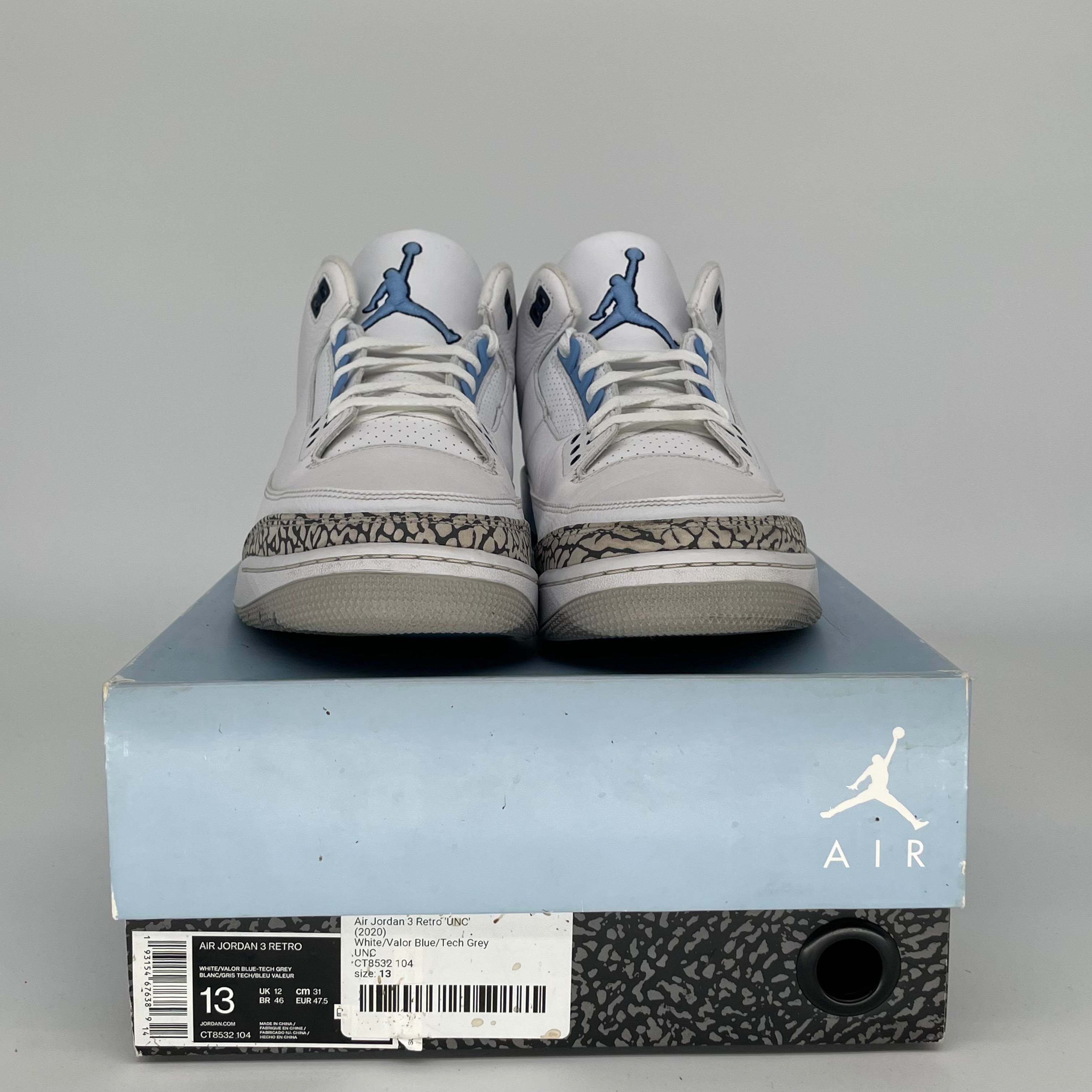 AIR JORDAN 3 UNC SIZE 13 CT8532-104