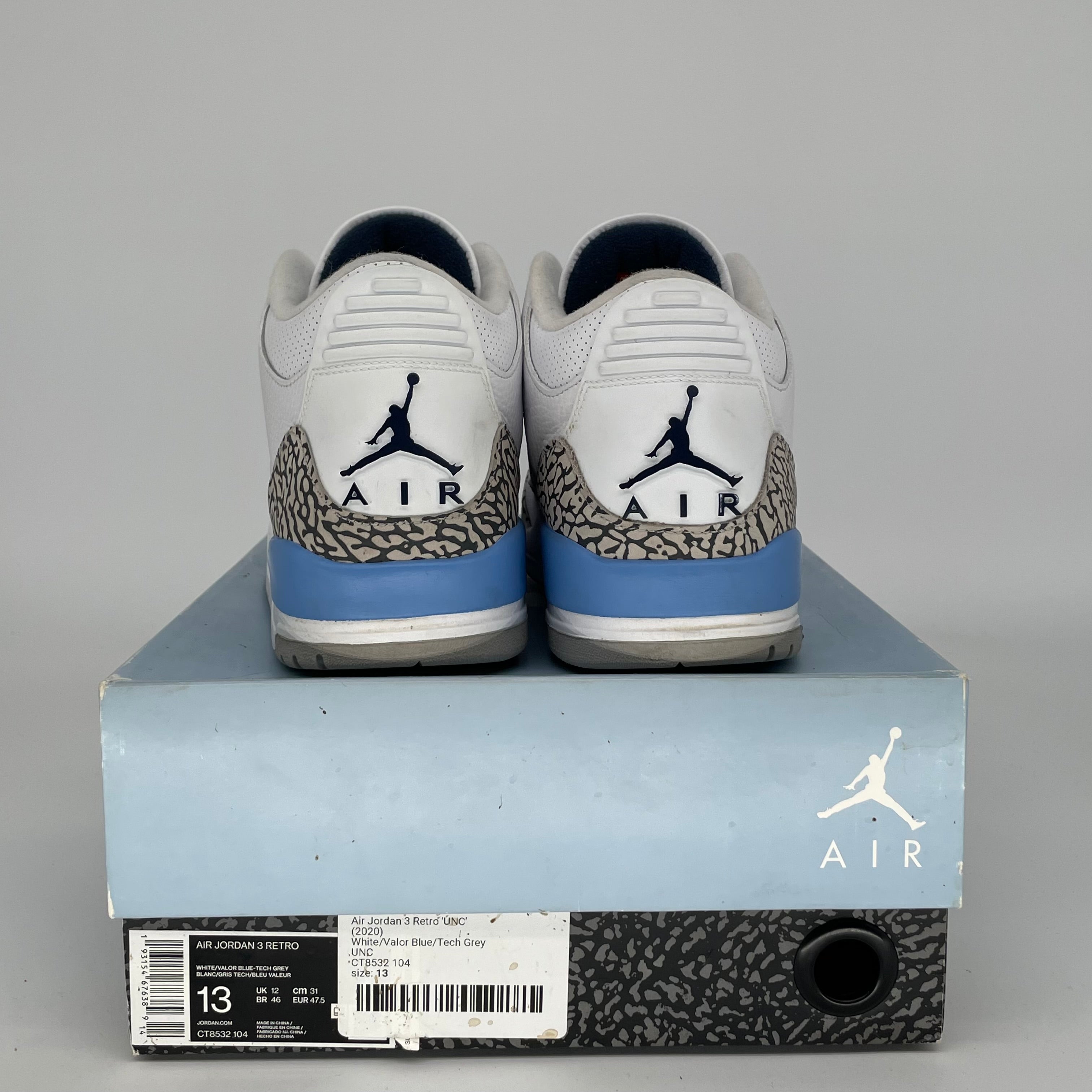 AIR JORDAN 3 UNC SIZE 13 CT8532-104