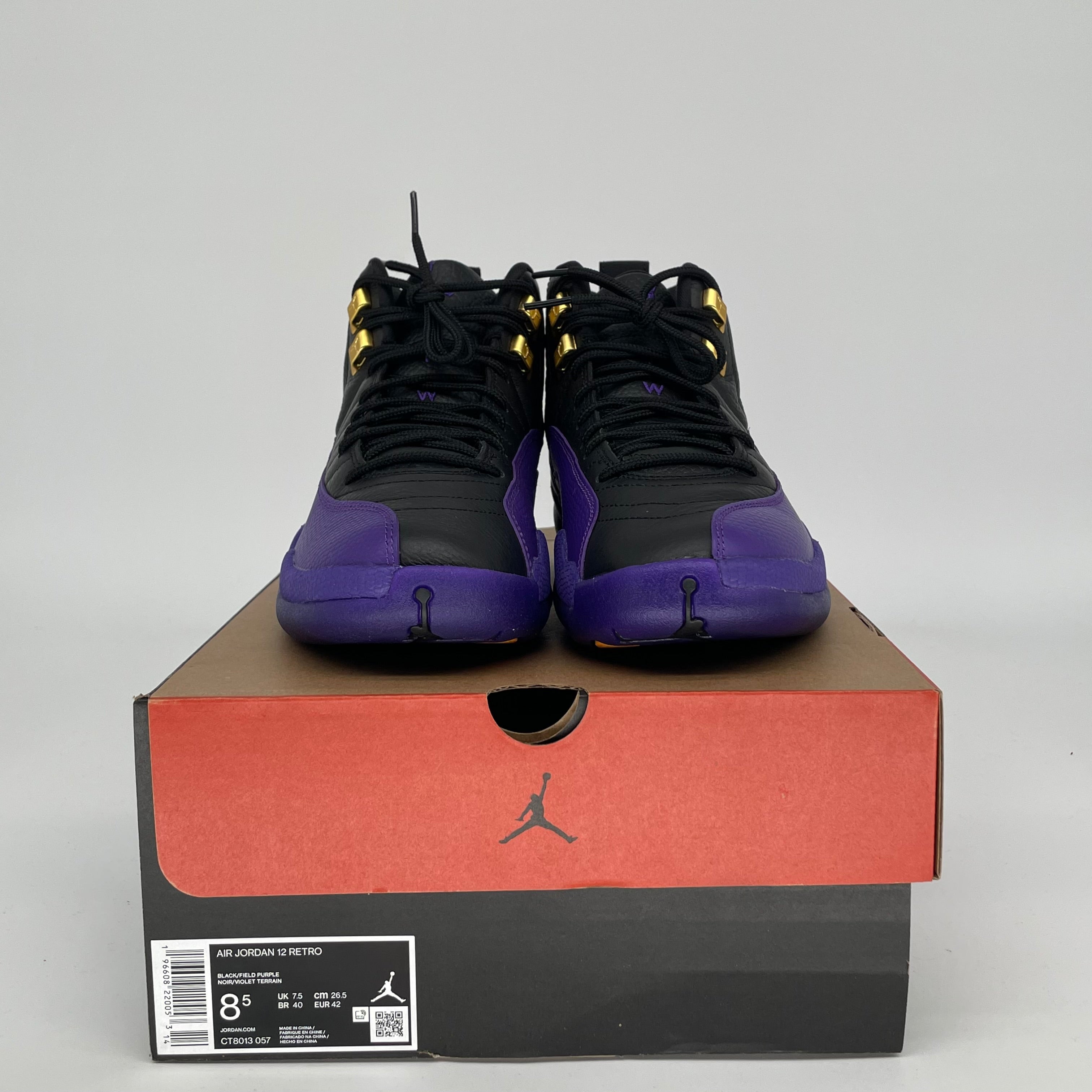 AIR JORDAN 12 FIELD PURPLE SIZE 8.5 CT8013-057