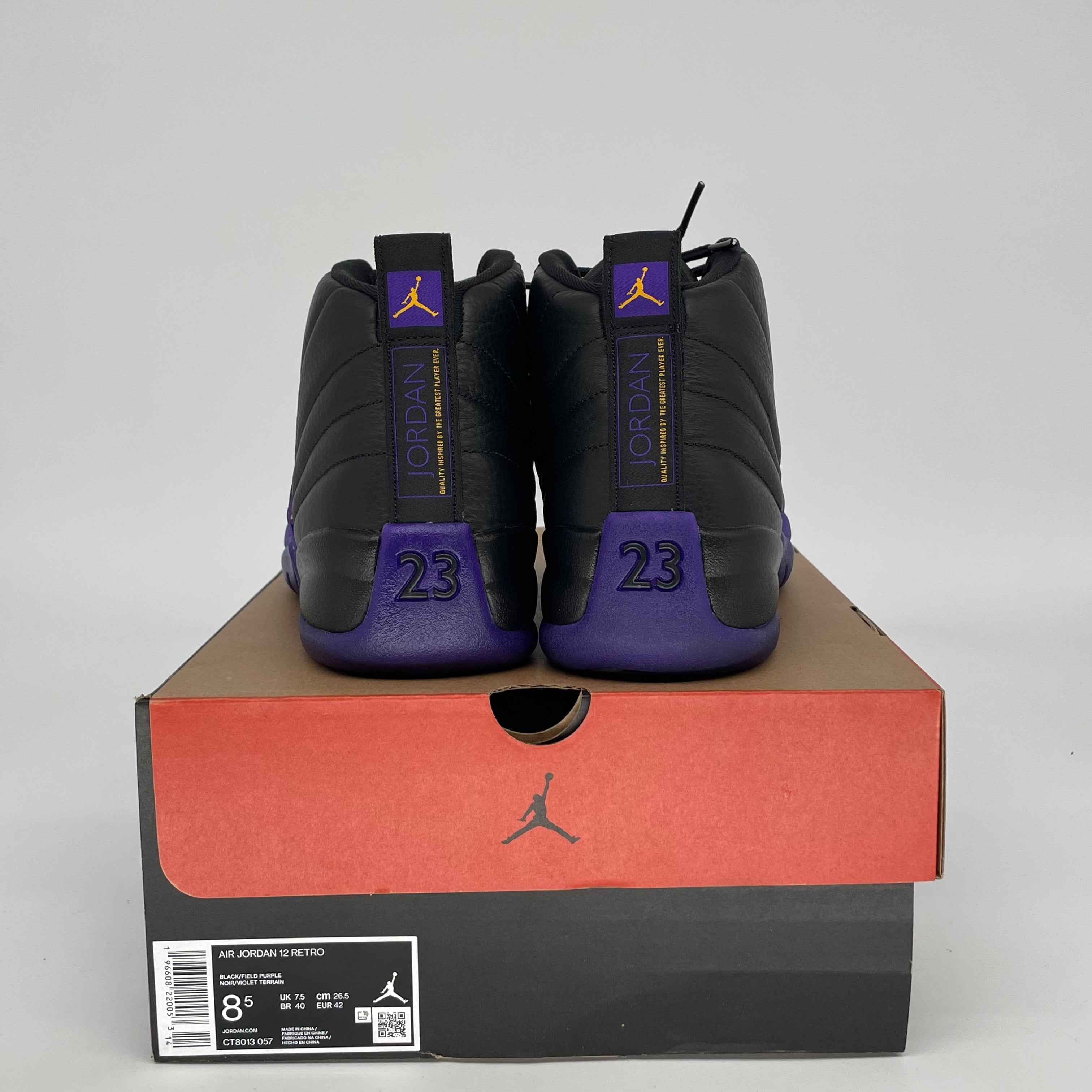 AIR JORDAN 12 FIELD PURPLE SIZE 8.5 CT8013-057