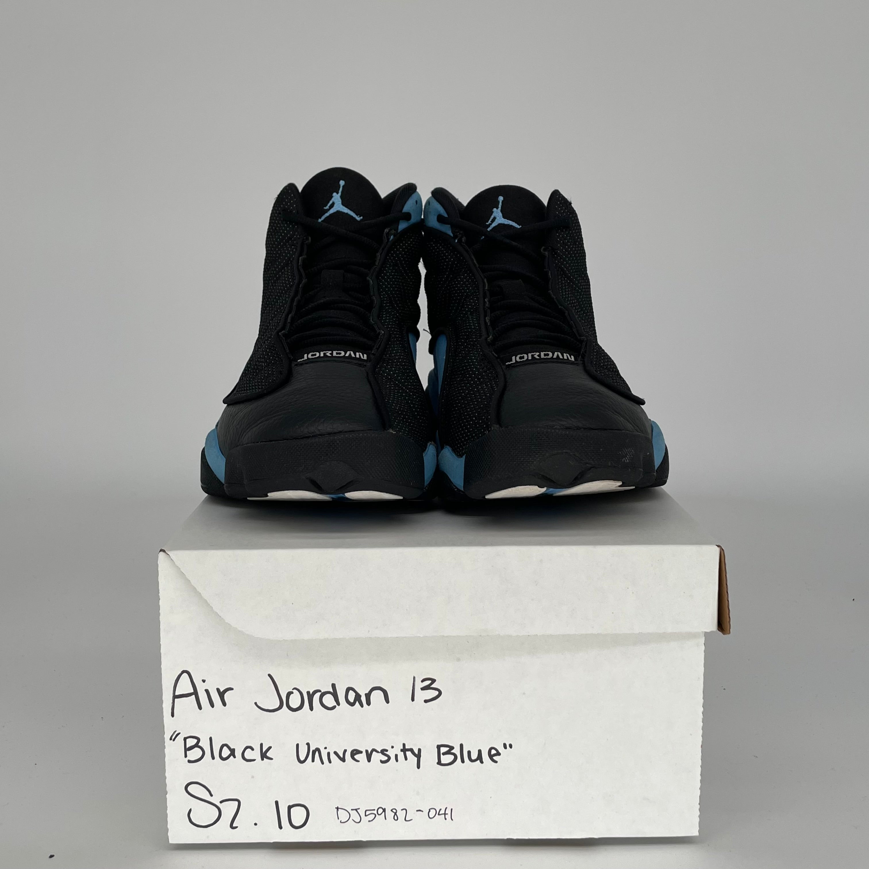 AIR JORDAN 13 UNIVERSITY BLUE BLACK SIZE 10 DJ5982-041