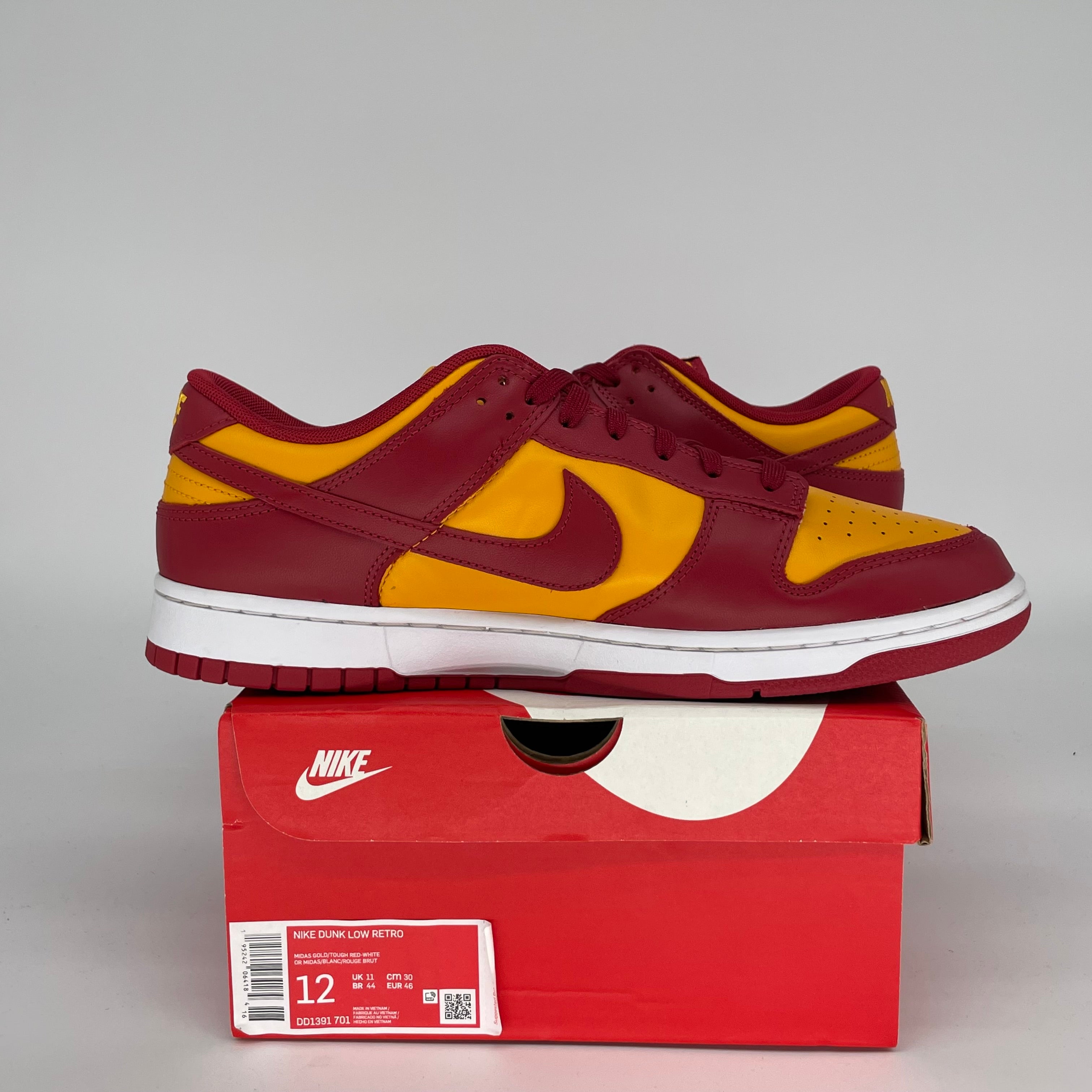 NIKE DUNK LOW MIDAS GOLD SIZE 12 DD1391-701