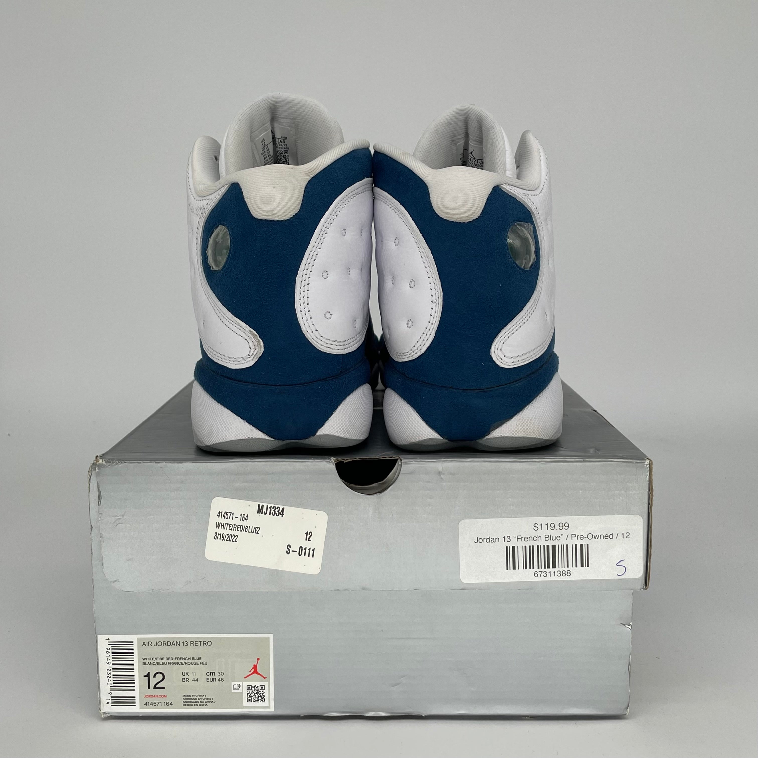 AIR JORDAN 13 FRENCH BLUE SIZE 12 414571-164