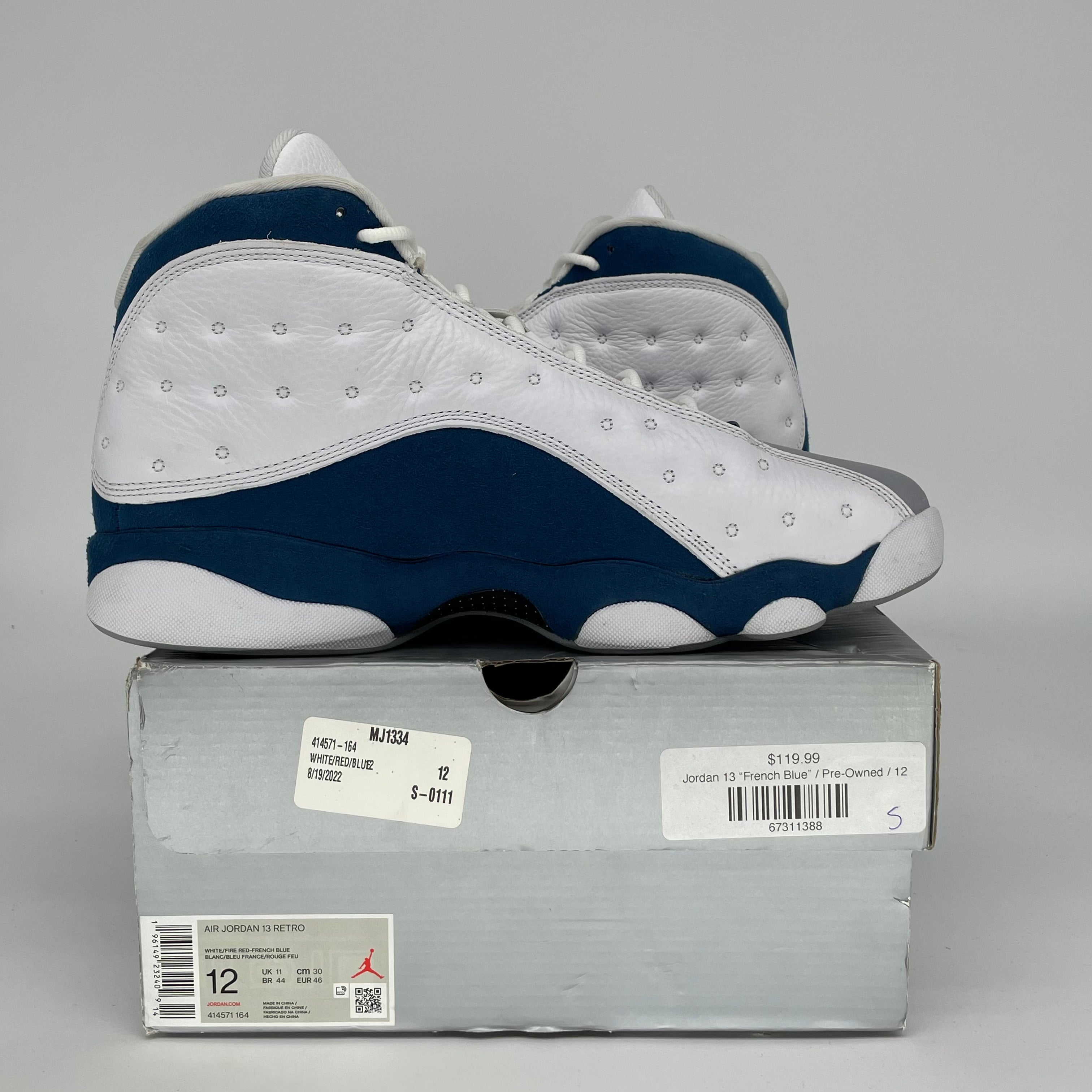 AIR JORDAN 13 FRENCH BLUE SIZE 12 414571-164