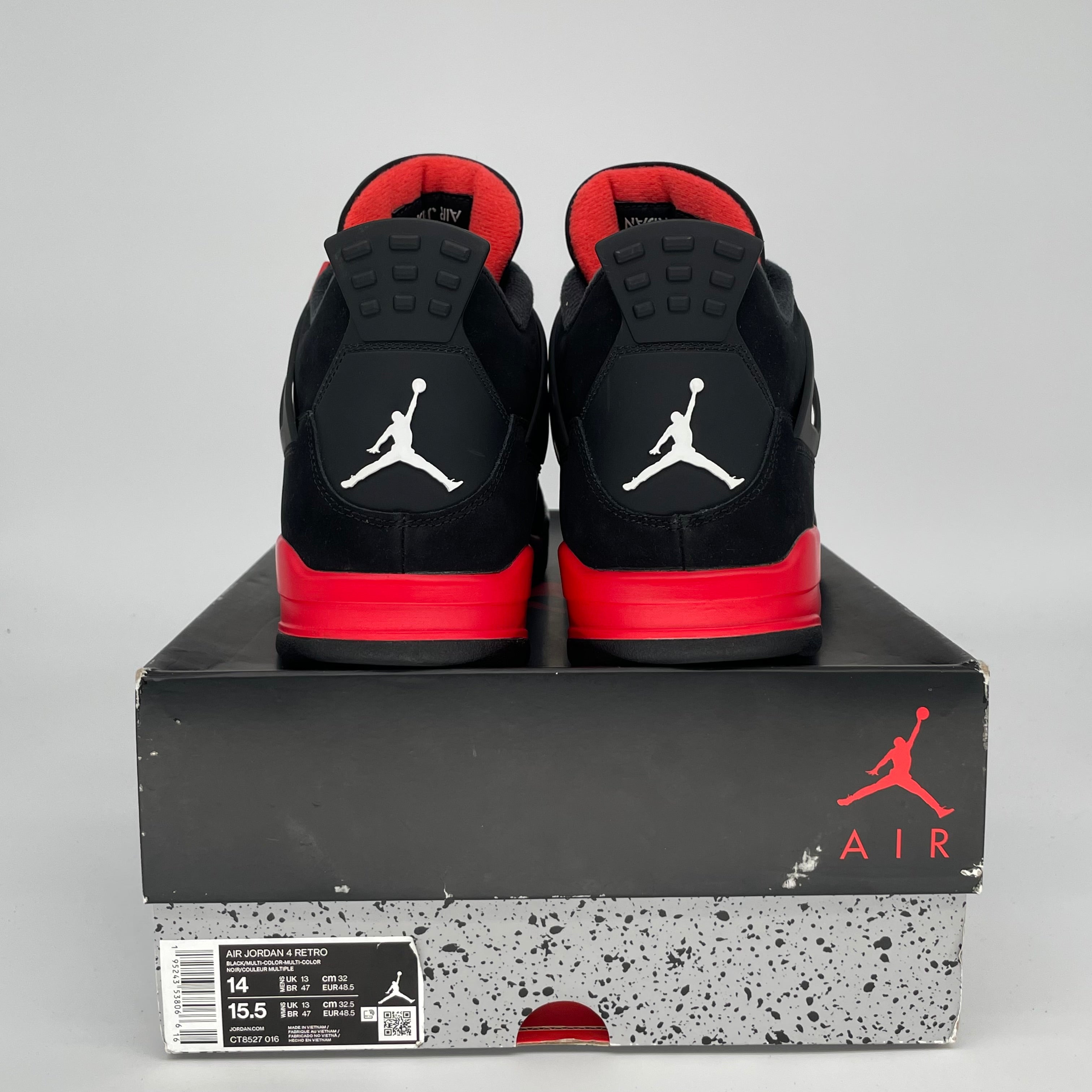 AIR JORDAN 4 RED THUNDER SIZE 14 CT8527-016