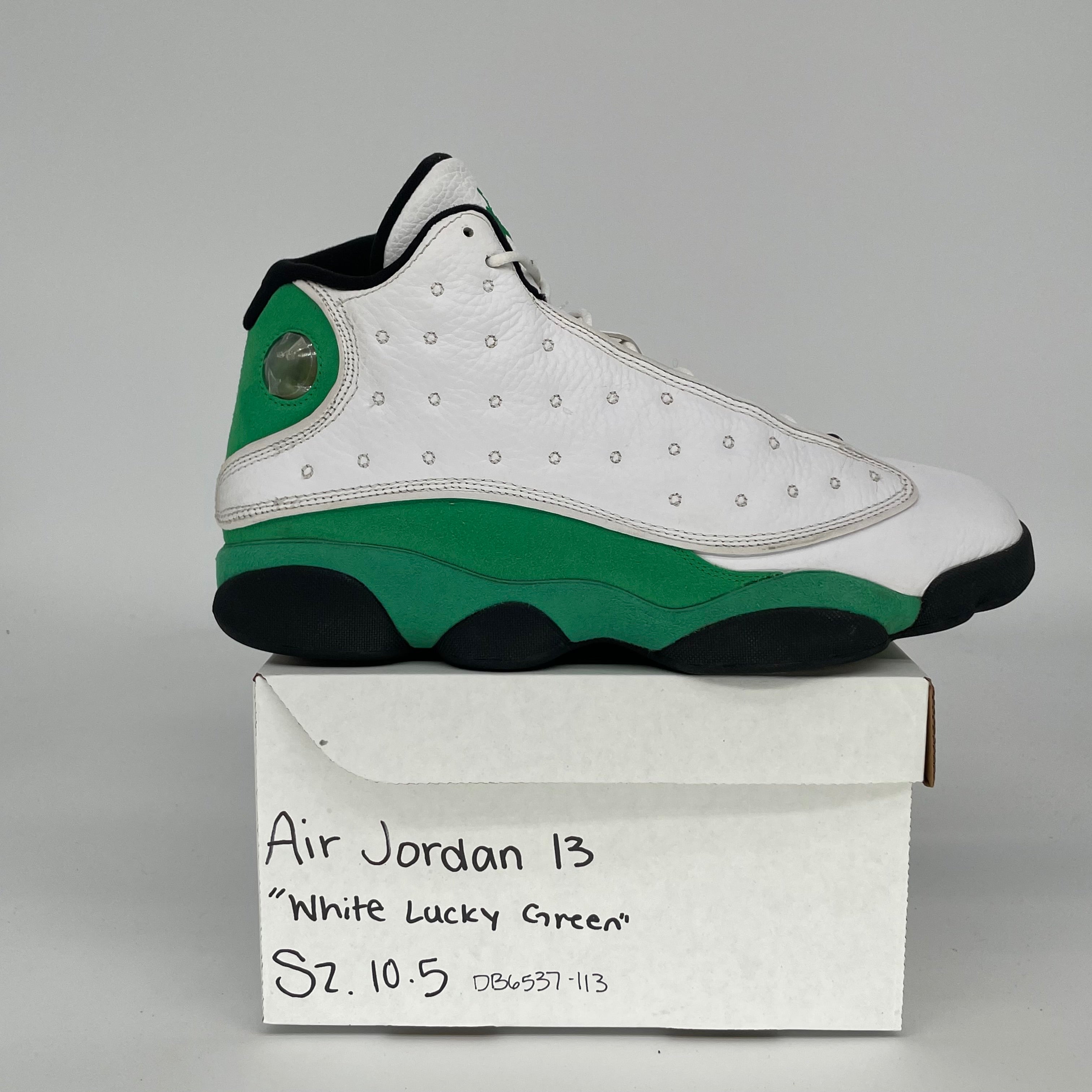 AIR JORDAN 13 LUCKY GREEN SIZE 10.5 DB6537-113