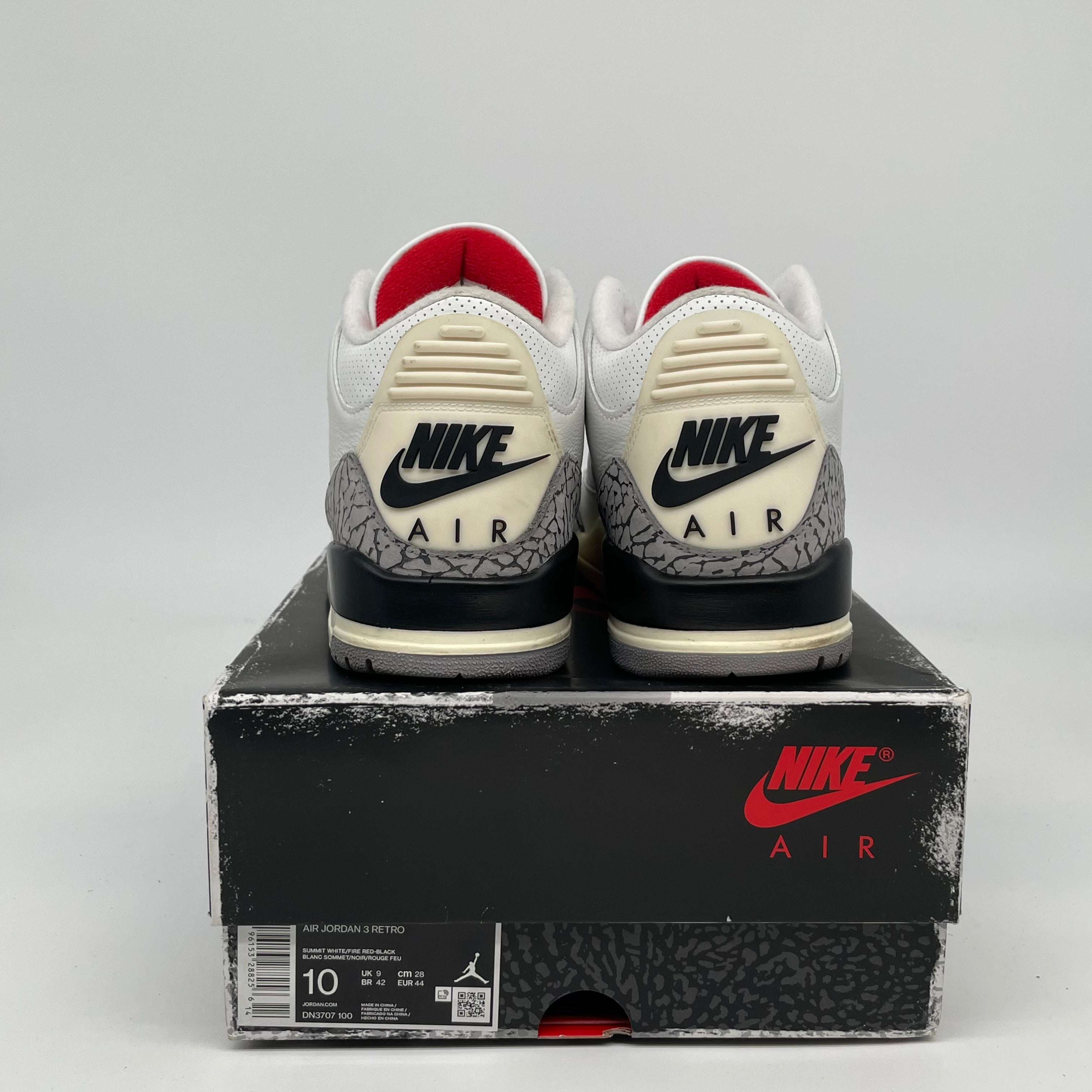 AIR JORDAN 3 REIMAGINED WHITE CEMENT SIZE 10 DN3707-100