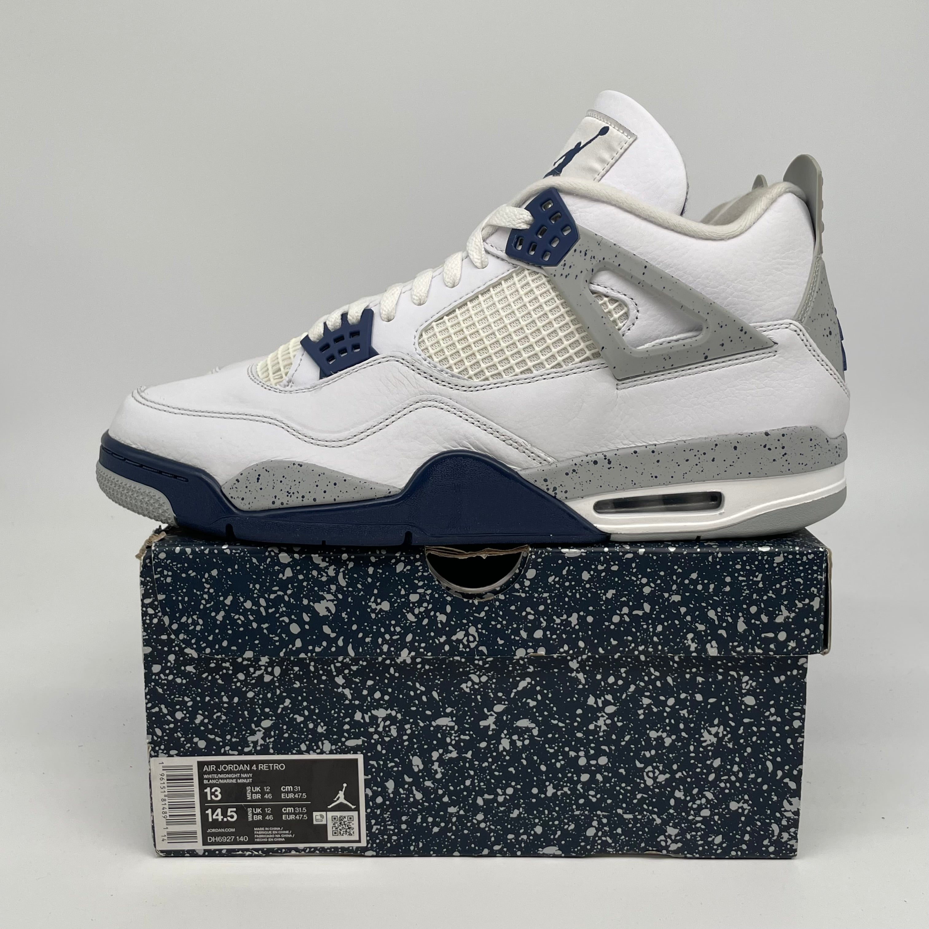 AIR JORDAN 4 MIDNIGHT NAVY SIZE 13 DH6927-140