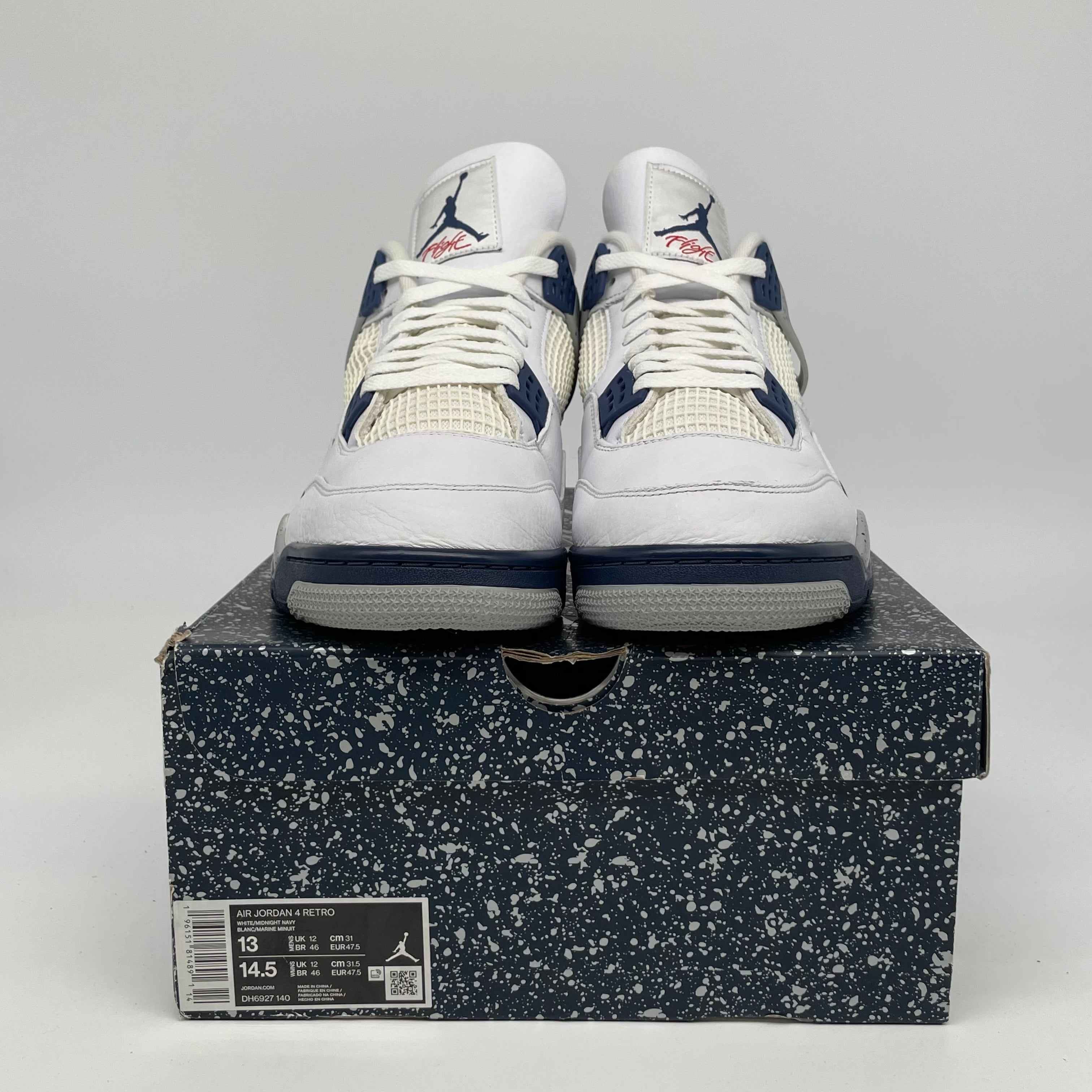 AIR JORDAN 4 MIDNIGHT NAVY SIZE 13 DH6927-140