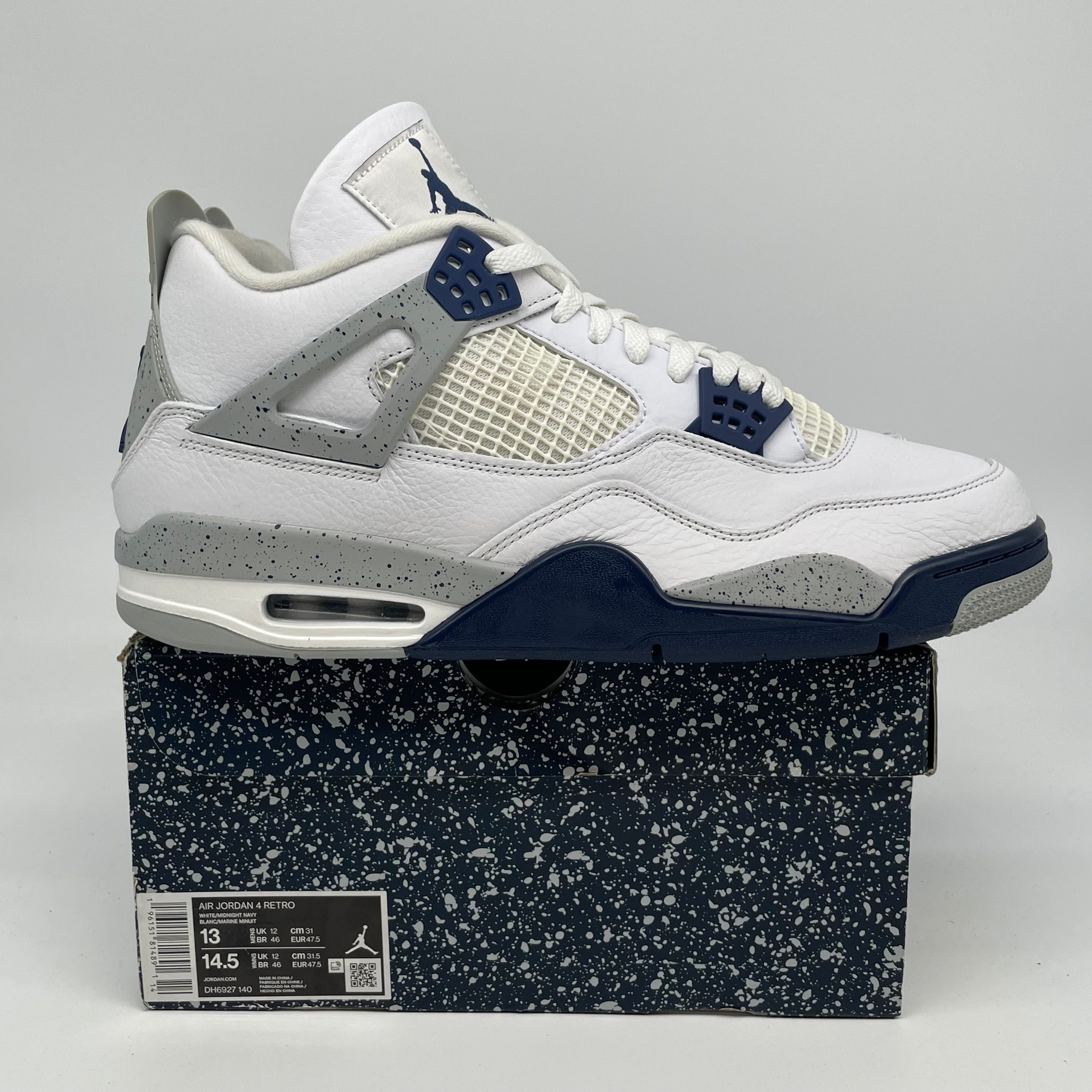 AIR JORDAN 4 MIDNIGHT NAVY SIZE 13 DH6927-140