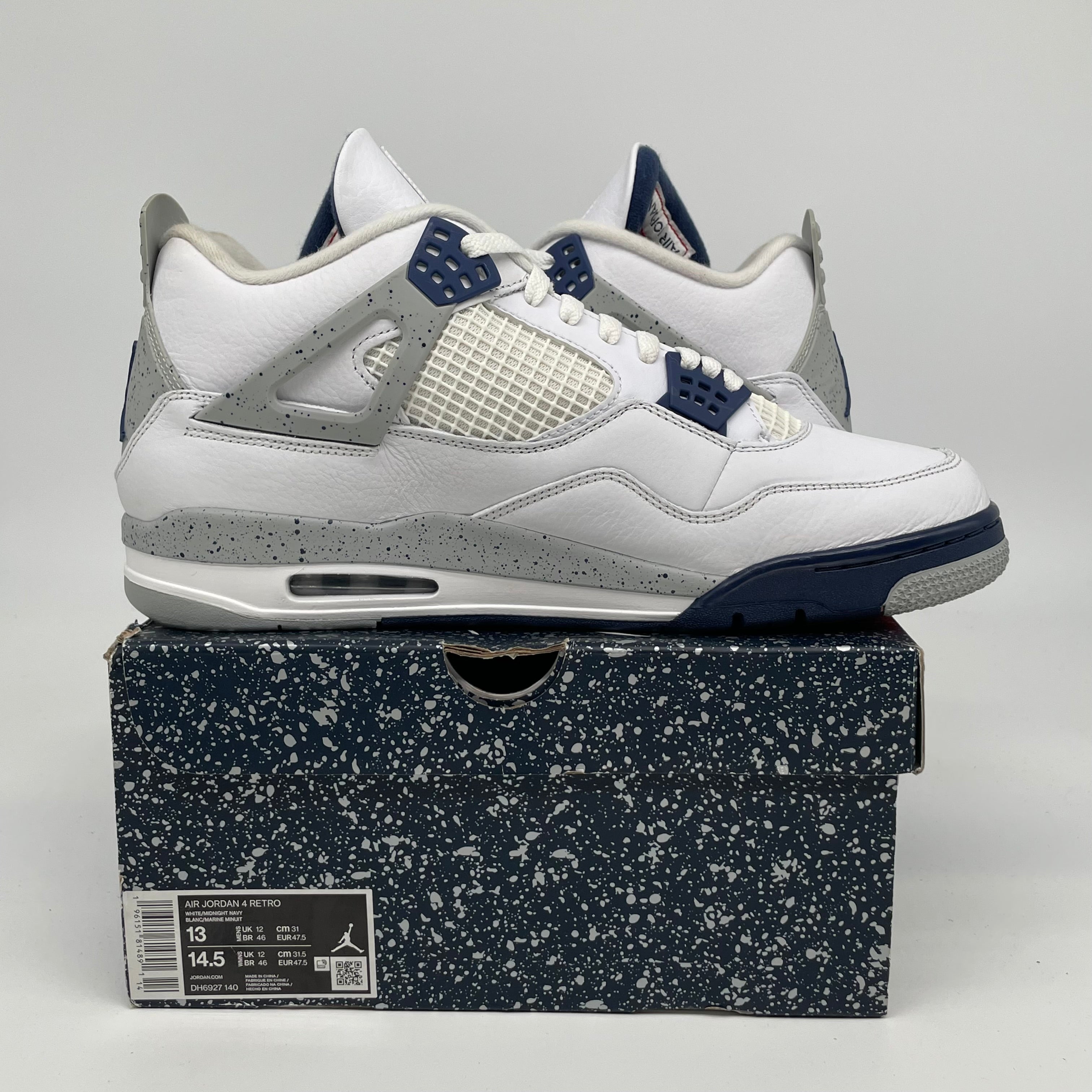 AIR JORDAN 4 MIDNIGHT NAVY SIZE 13 DH6927-140