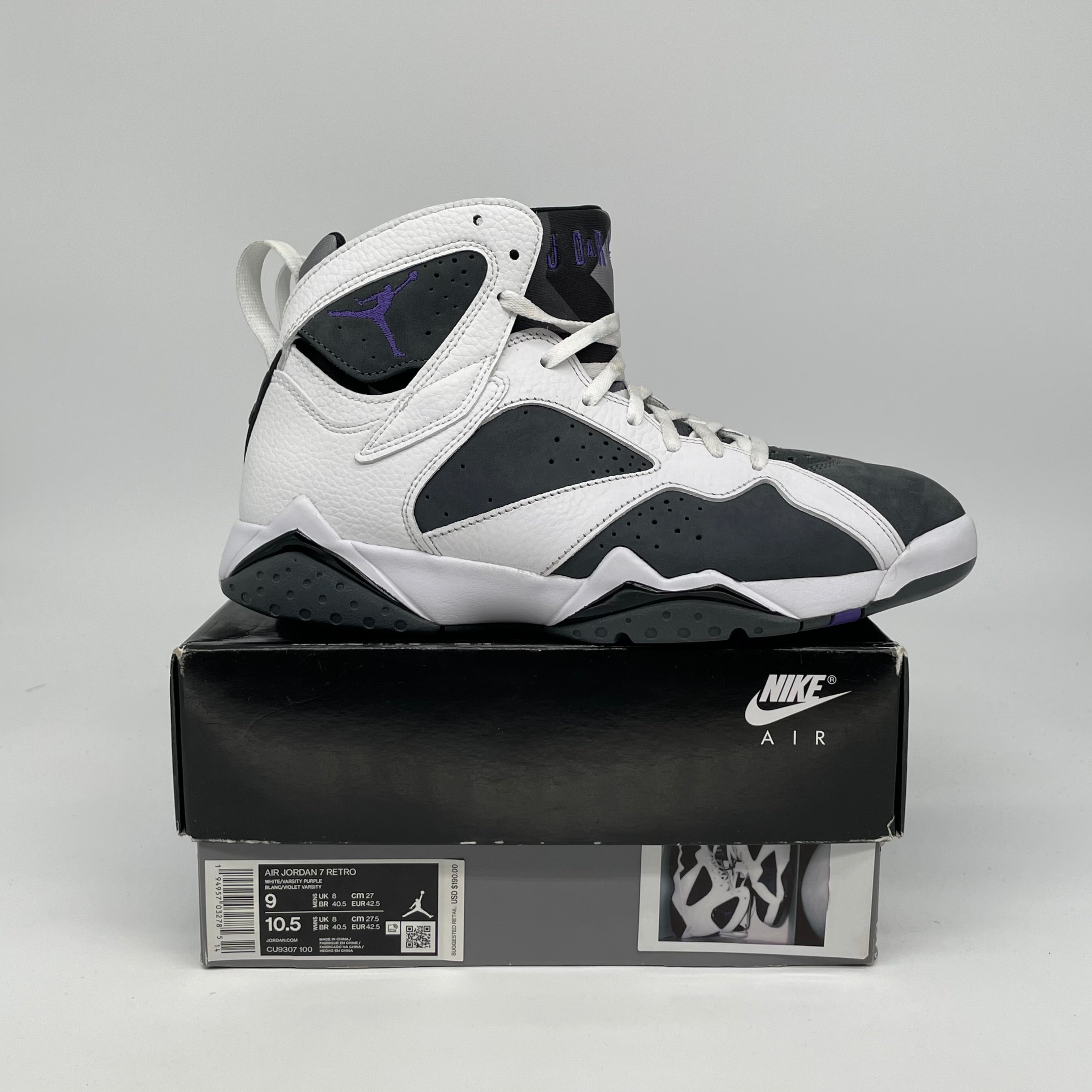 AIR JORDAN 7 FLINT SIZE 9 CU9307-100