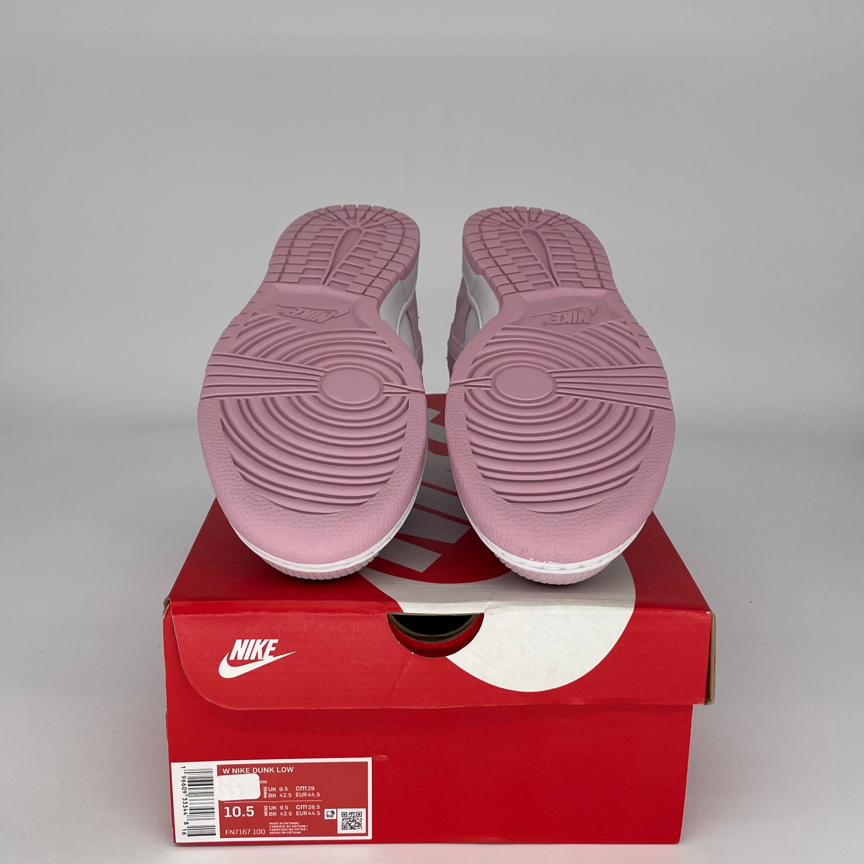 NIKE DUNK LOW PINK CORDUROY W SIZE 10.5/12W FN7167-100