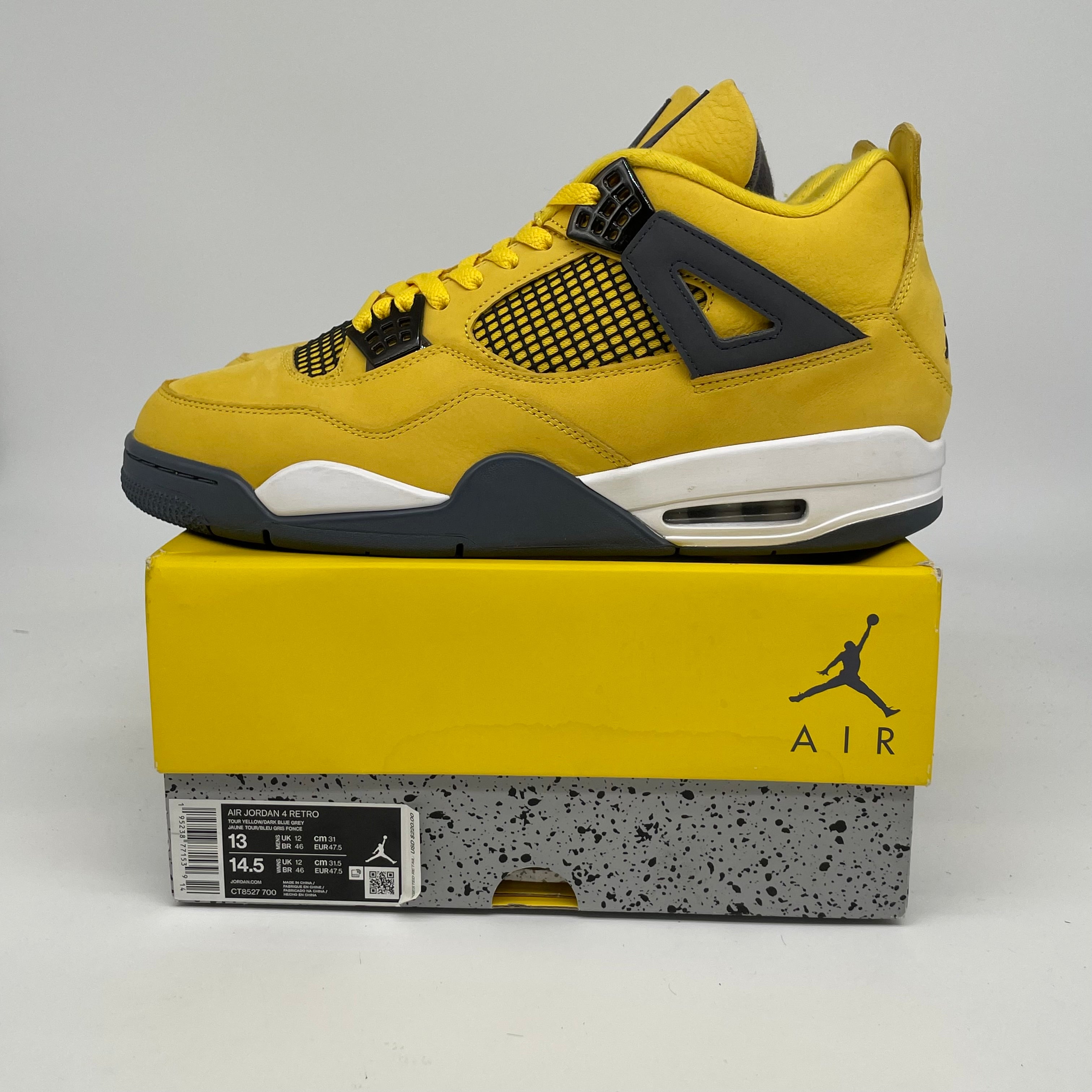 AIR JORDAN 4 LIGHTNING SIZE 13 CT8527-700