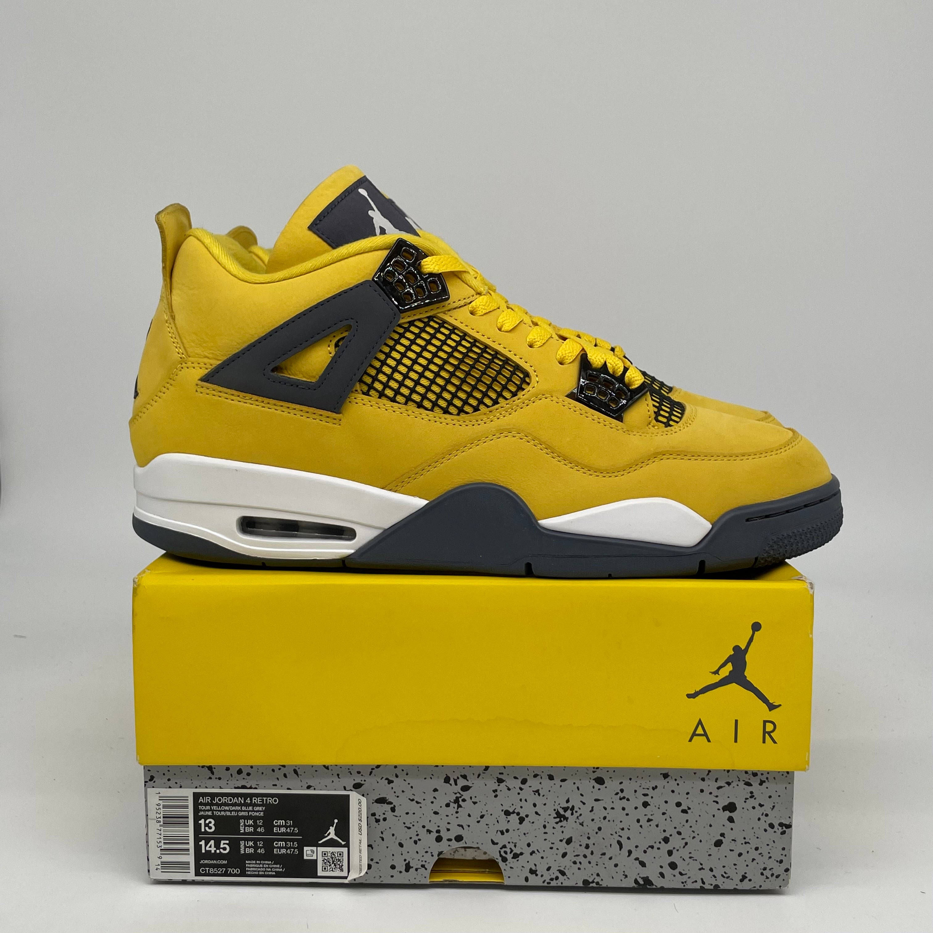 AIR JORDAN 4 LIGHTNING SIZE 13 CT8527-700