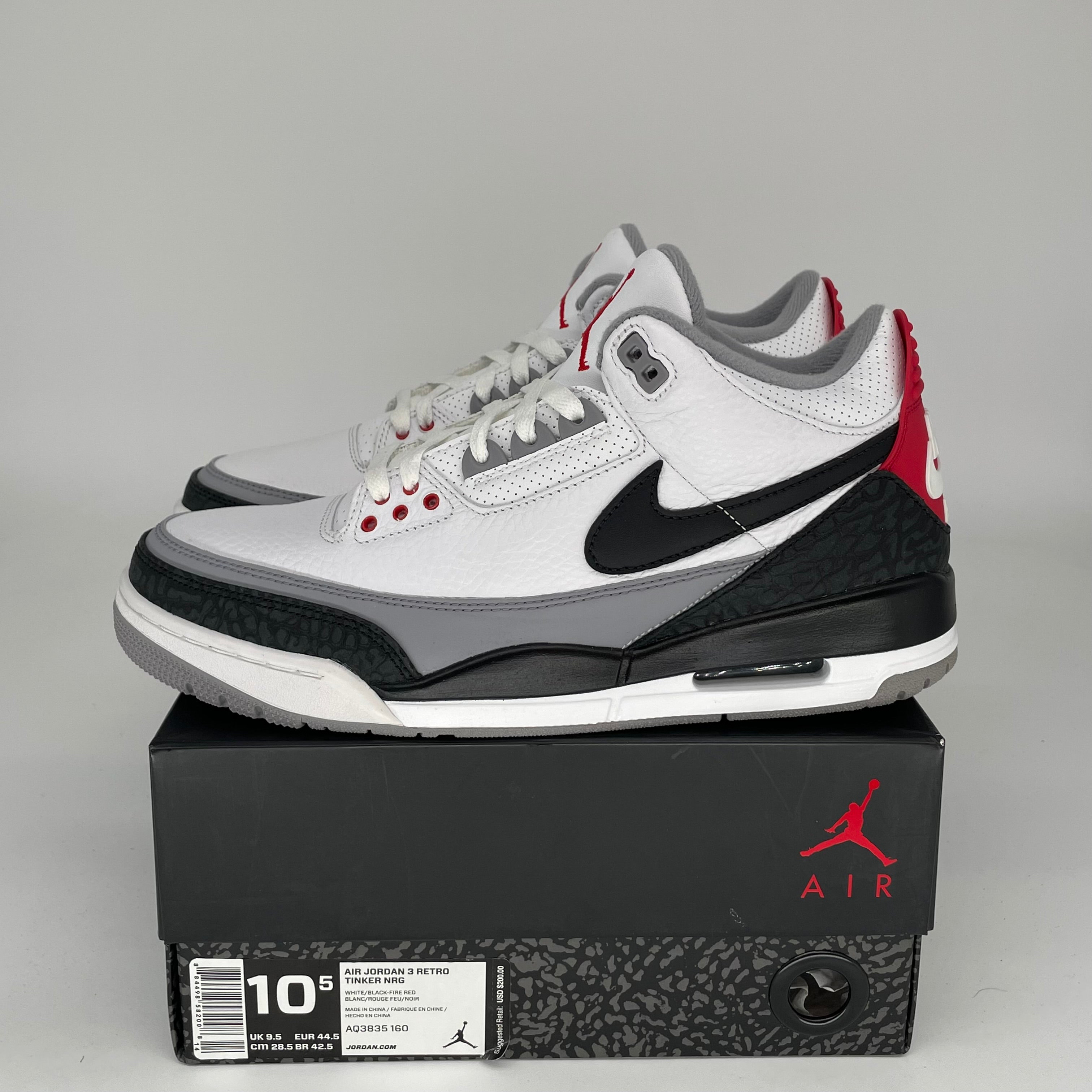 AIR JORDAN 3 TINKER HATFIELD SIZE 10.5 AQ3835-160